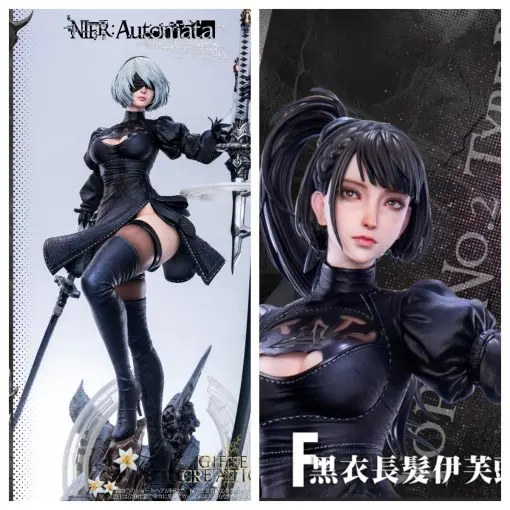 Gifted Creation Studio - NieR:Automata 2B & Eve Outfit Change Time Statue(GK)