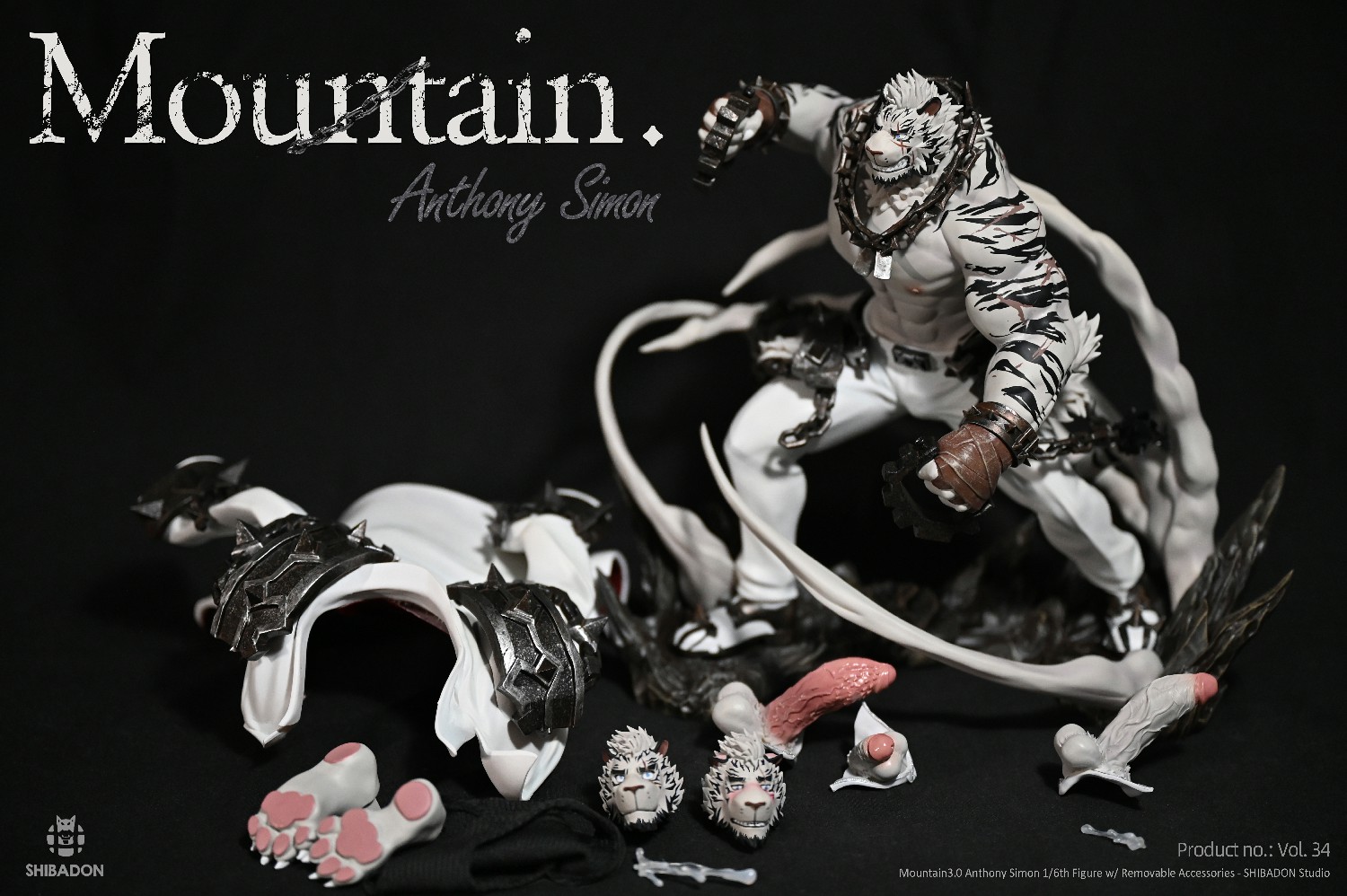 In stock-Arknights Mountain 3.0 Statue(GK) (Adult 18+)-Shibadon Studio-KWII-GK