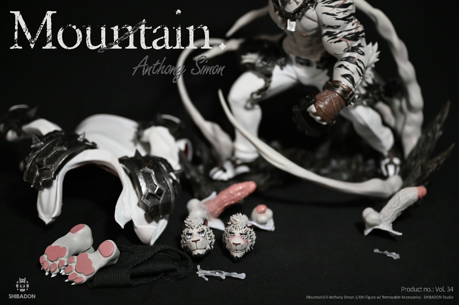 In stock-Arknights Mountain 3.0 Statue(GK) (Adult 18+)-Shibadon Studio-KWII-GK