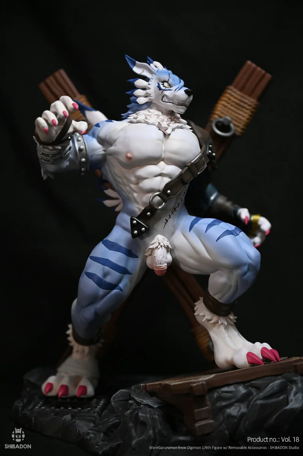 Digimon Garurumon Statue GK (Adult 18+)-Shibadon Studio Pre-sale