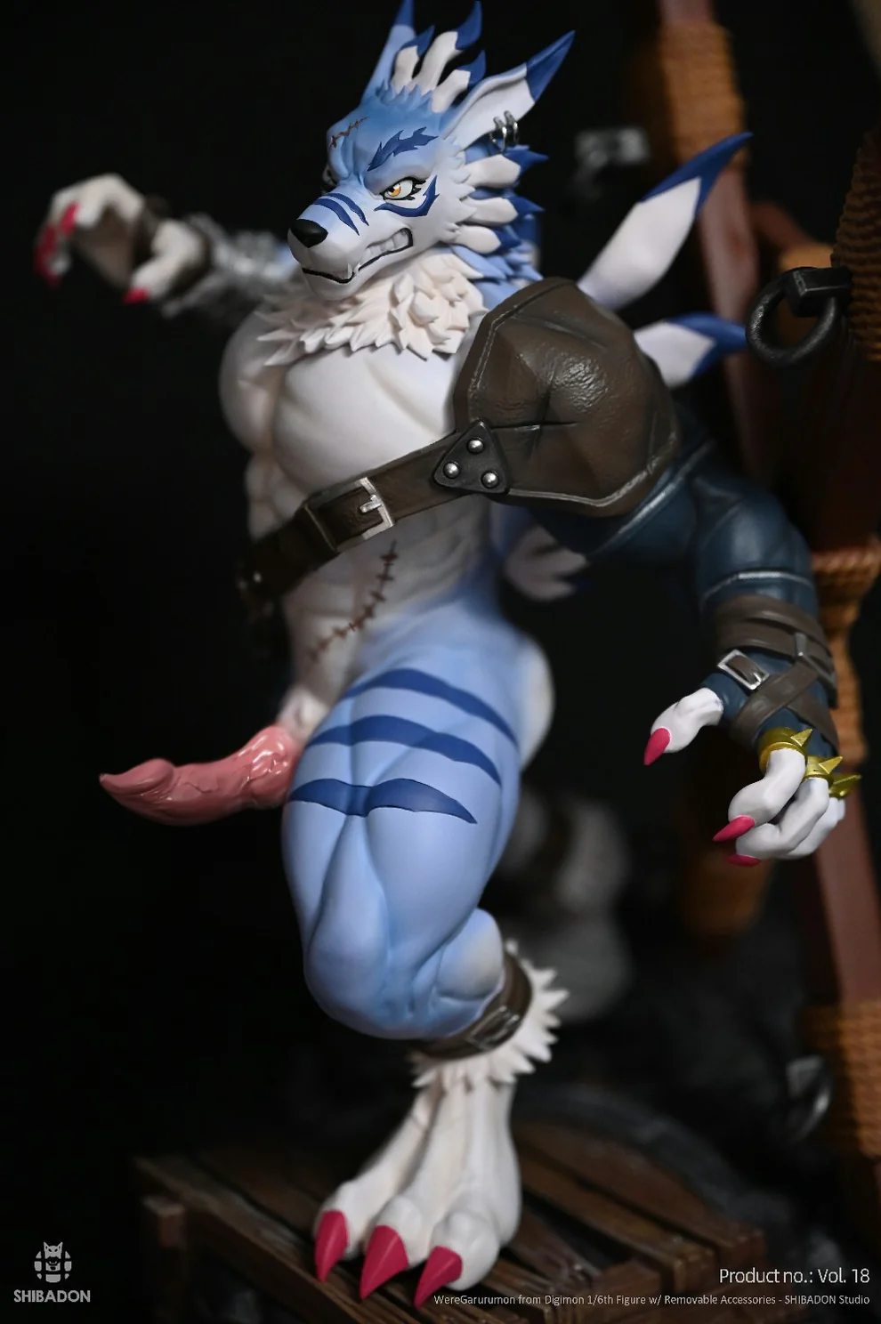 Digimon Garurumon Statue GK (Adult 18+)-Shibadon Studio Pre-sale