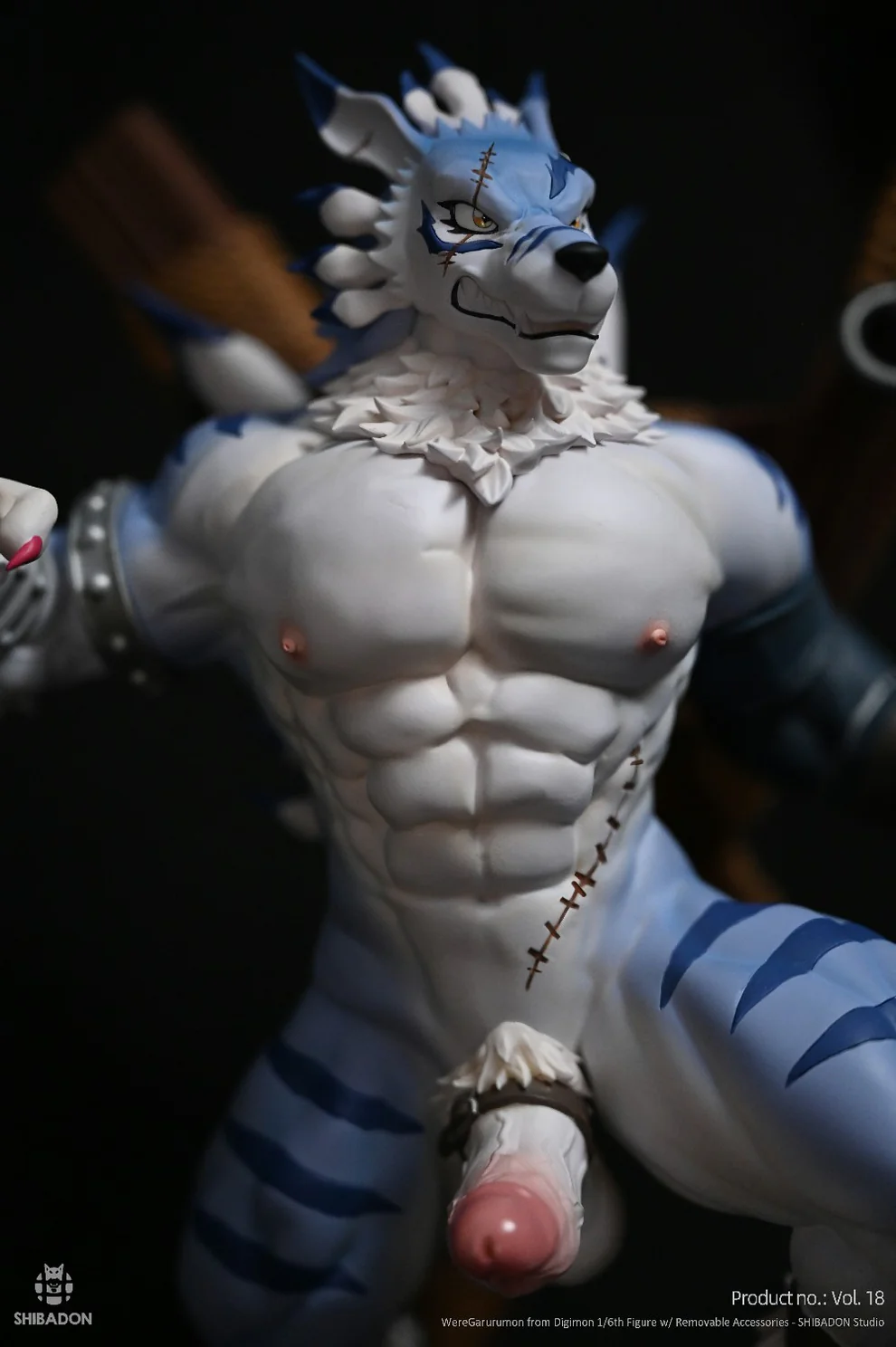 Digimon Garurumon Statue GK (Adult 18+)-Shibadon Studio Pre-sale