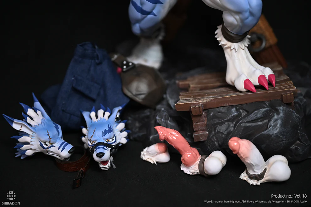 Digimon Garurumon Statue GK (Adult 18+)-Shibadon Studio Pre-sale