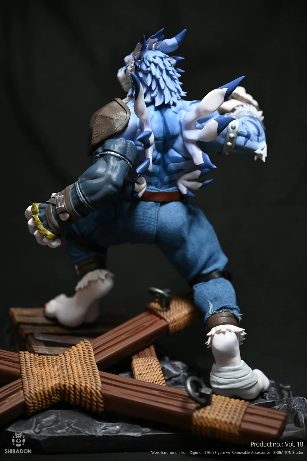 Digimon Garurumon Statue GK (Adult 18+)-Shibadon Studio Pre-sale