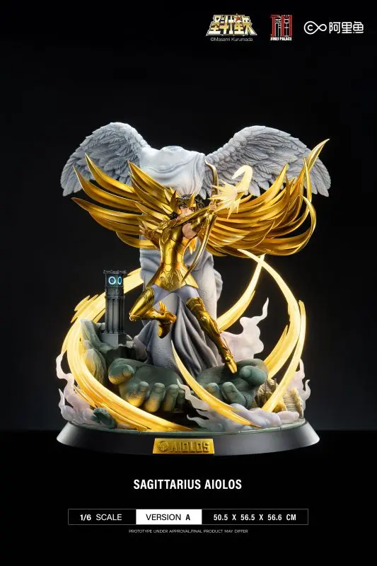 JIMEI PALACE Studio - Saint Seiya: Twelve Gold Sagittarius Aeolus Statue (Licensed) 