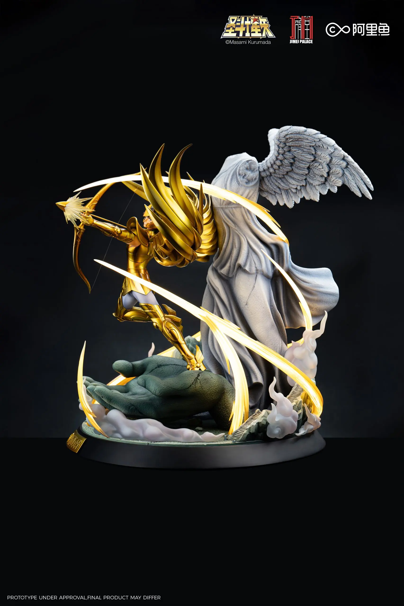 JIMEI PALACE Studio - Saint Seiya: Twelve Gold Sagittarius Aeolus Statue (Licensed) 