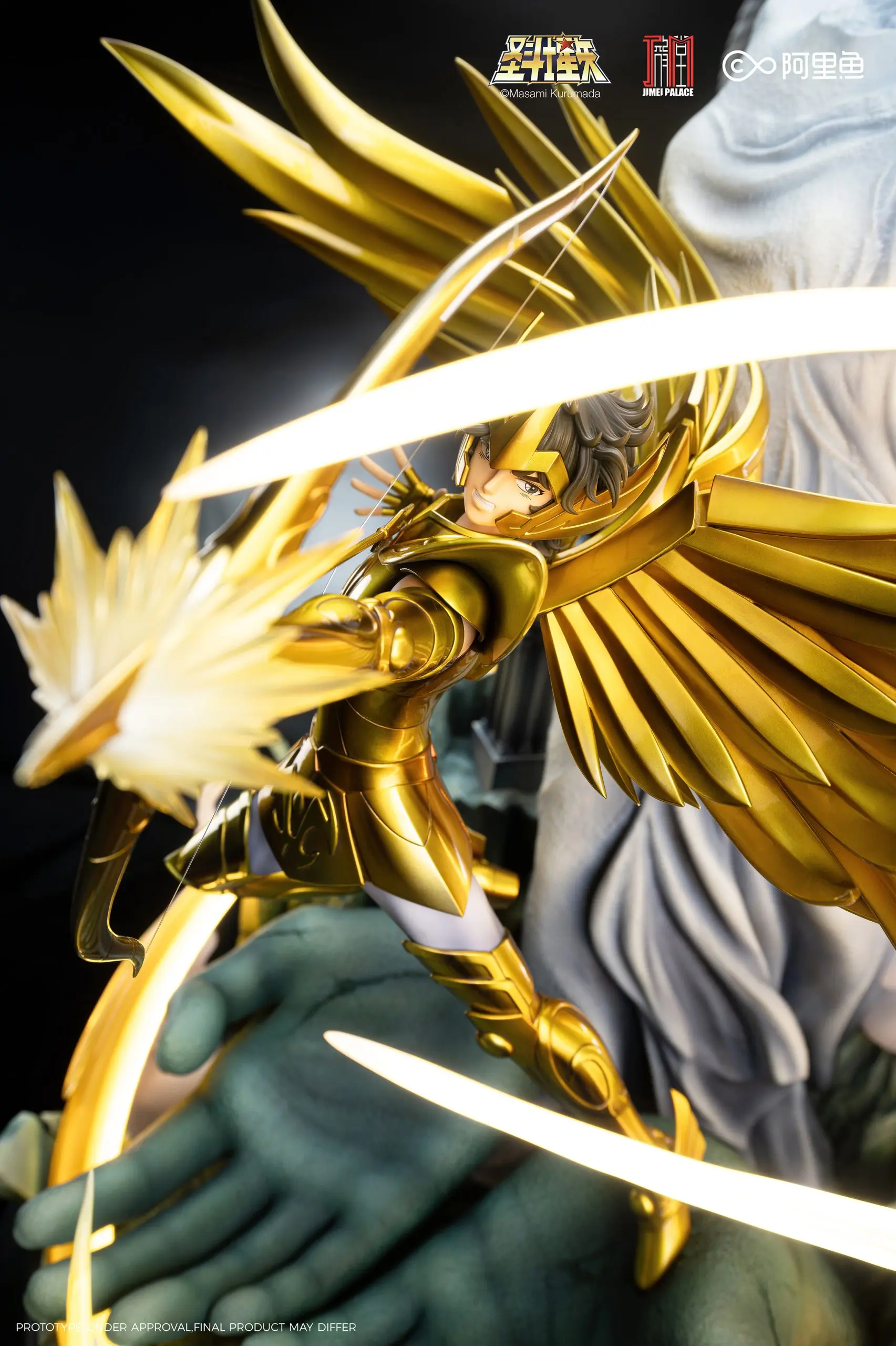 JIMEI PALACE Studio - Saint Seiya: Twelve Gold Sagittarius Aeolus Statue (Licensed) 