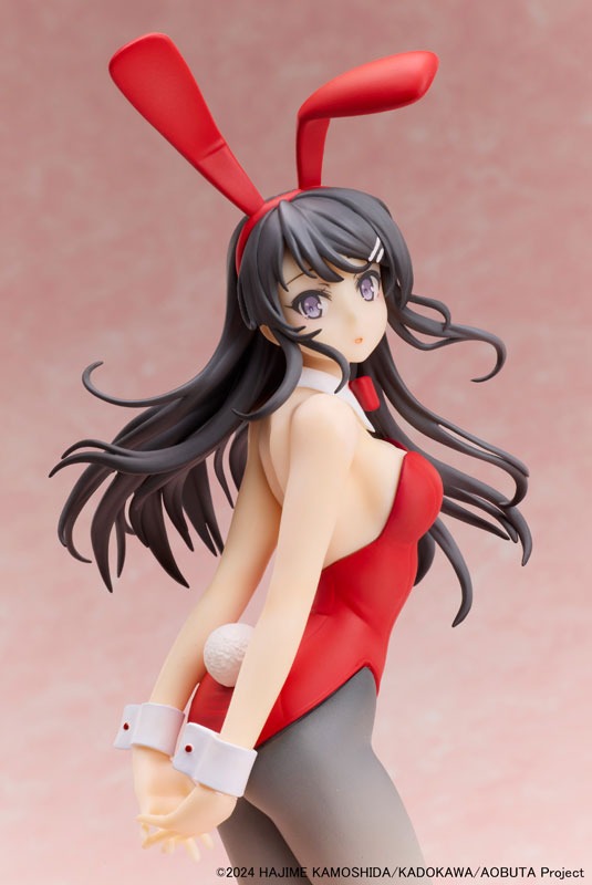 Mai Sakurajima Red Bunny Girl ver. (Licensed) Statue (GK) -ANIPLEX