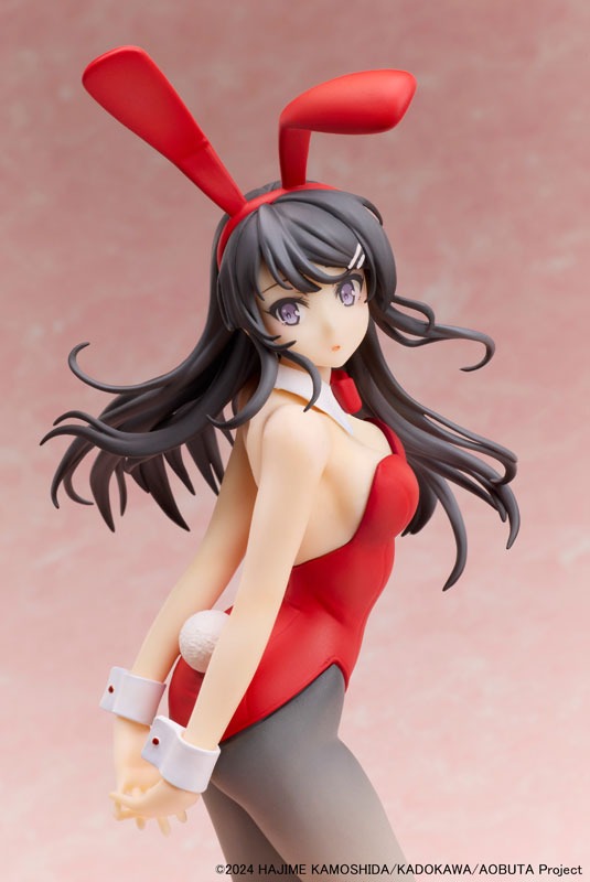 Mai Sakurajima Red Bunny Girl ver. (Licensed) Statue (GK) -ANIPLEX