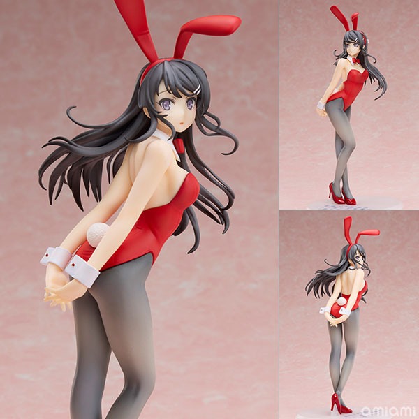 Mai Sakurajima Red Bunny Girl ver. (Licensed) Statue (GK) -ANIPLEX