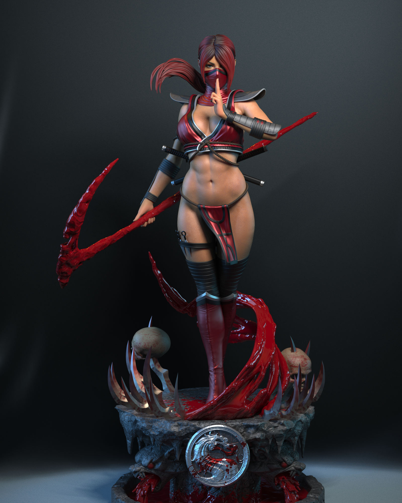 Mortal Kombat Skarlet Statue(GK) -Epic Creations Studio