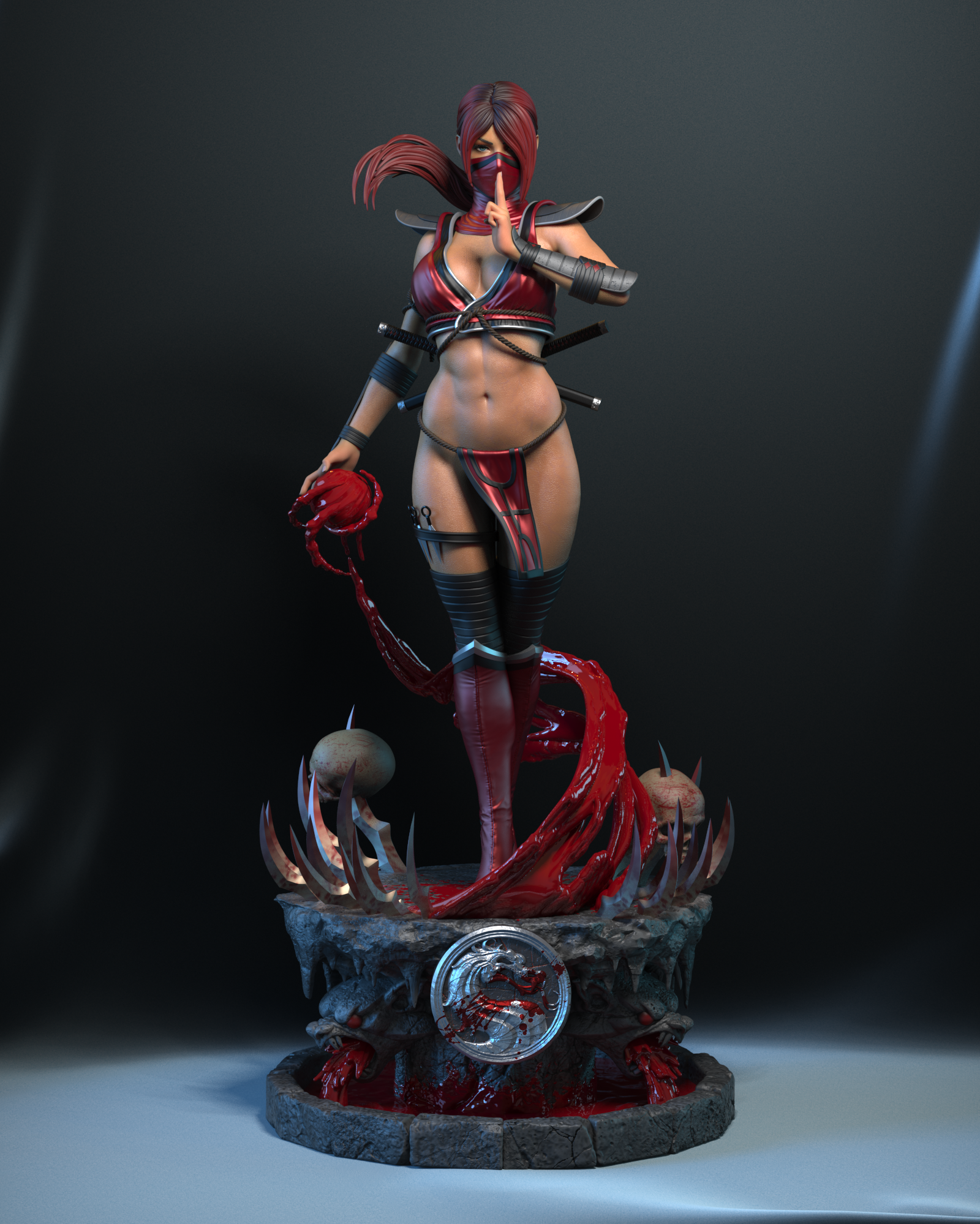 Mortal Kombat Skarlet Statue(GK) -Epic Creations Studio