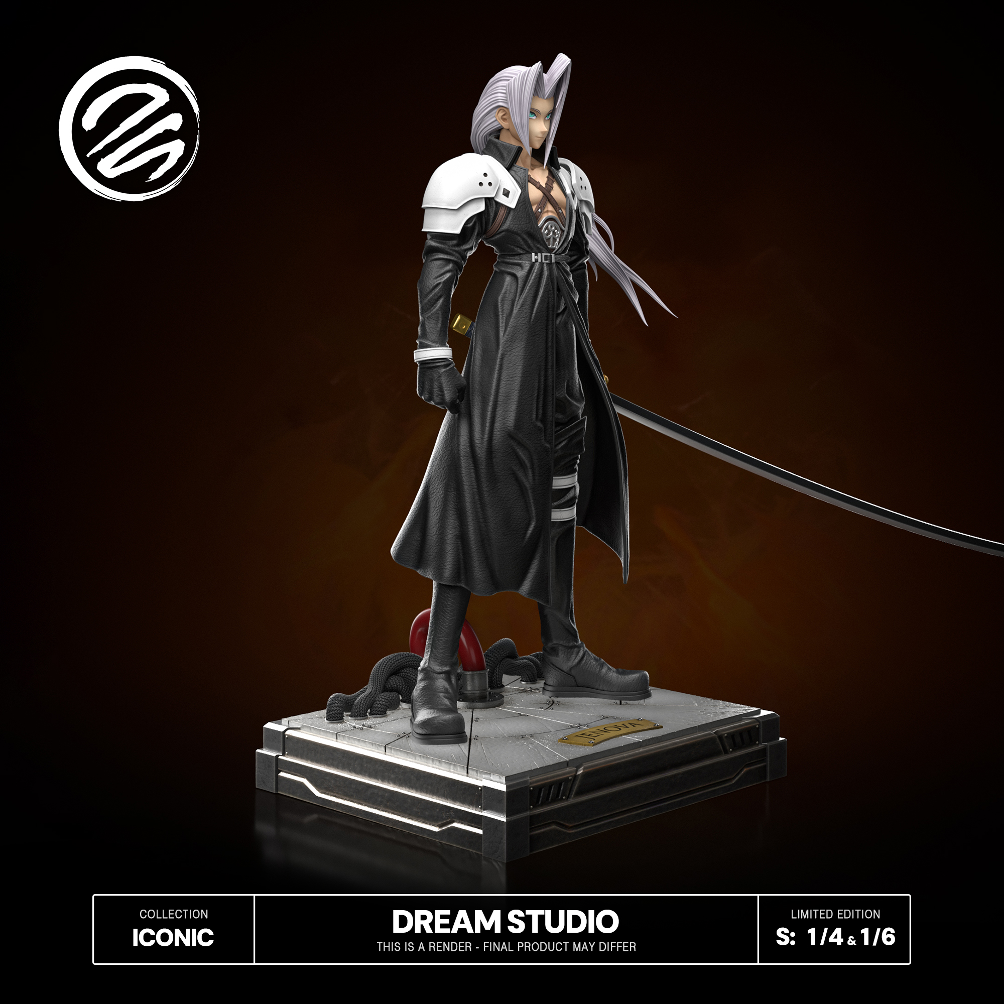 Dream Studio - OG Sephiroth FFVII Final Fantasy Statue 