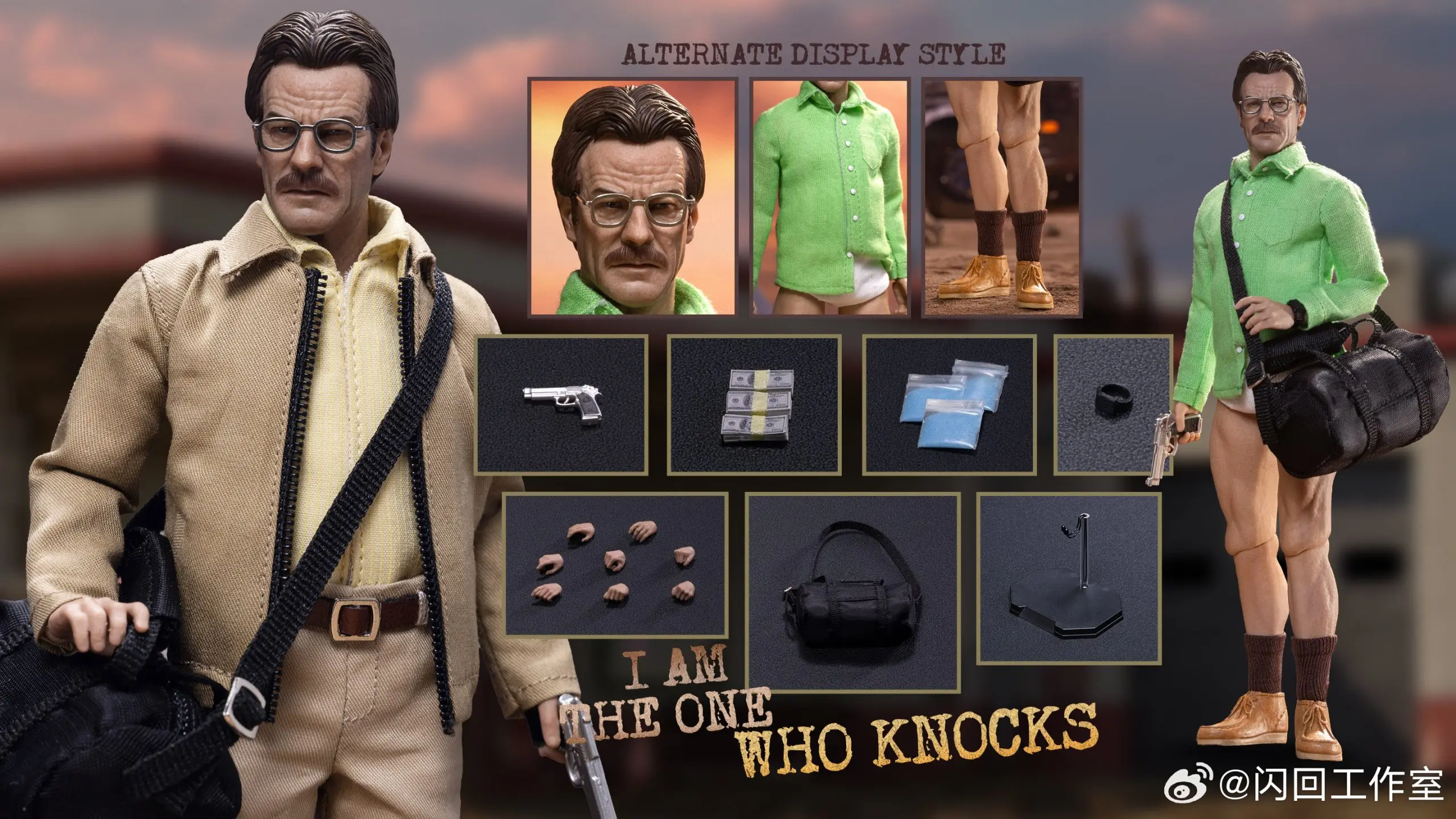 Manipple Studio - 1/12 Walter White 2.0 Action Figure Breaking Bad