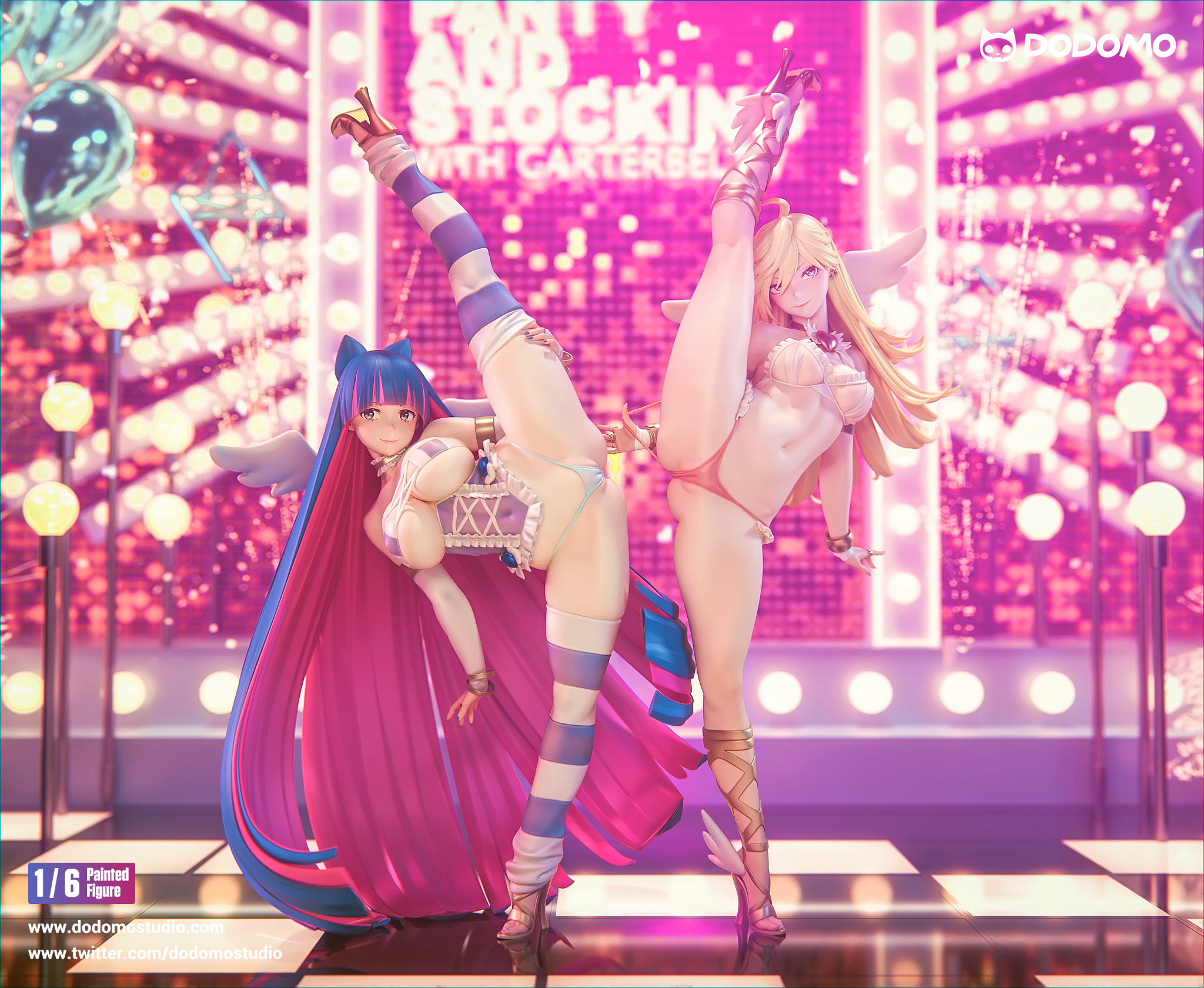 Dodomo Studio - Panty & Stocking with Garterbelt Statue 