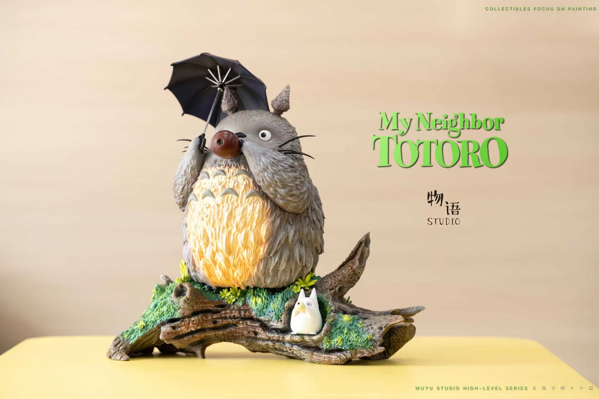 Wu Yu Studio - Totoro Playing the Flute My Neighbor Totoro Statue