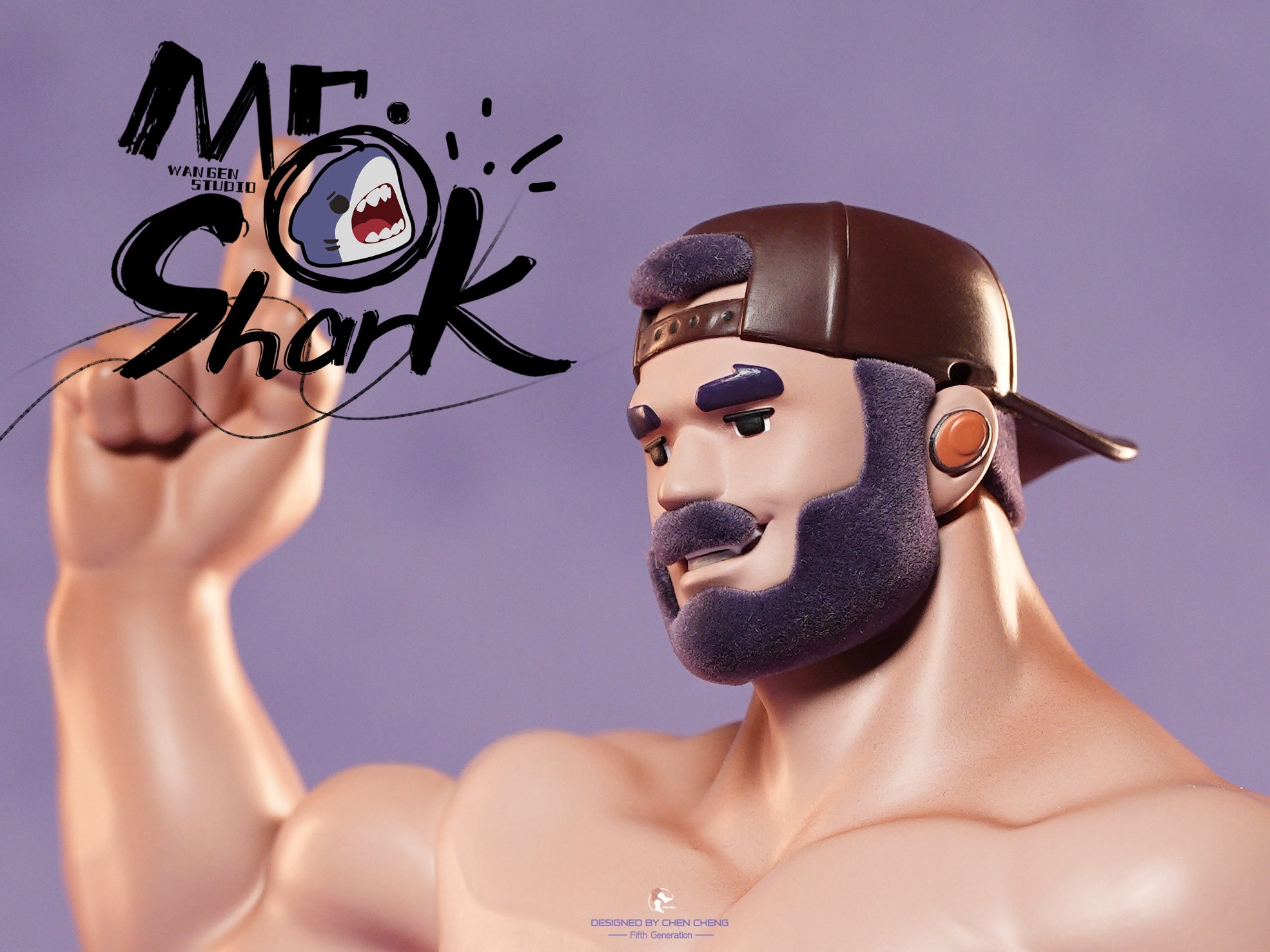 Wangenbao Studio - Shark Sensei Statue