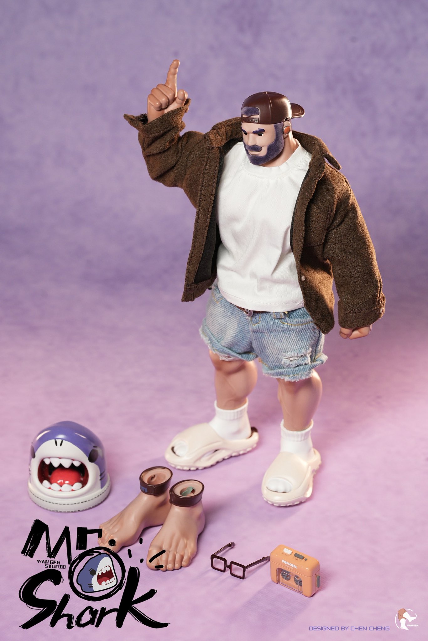 Wangenbao Studio - Shark Sensei Statue