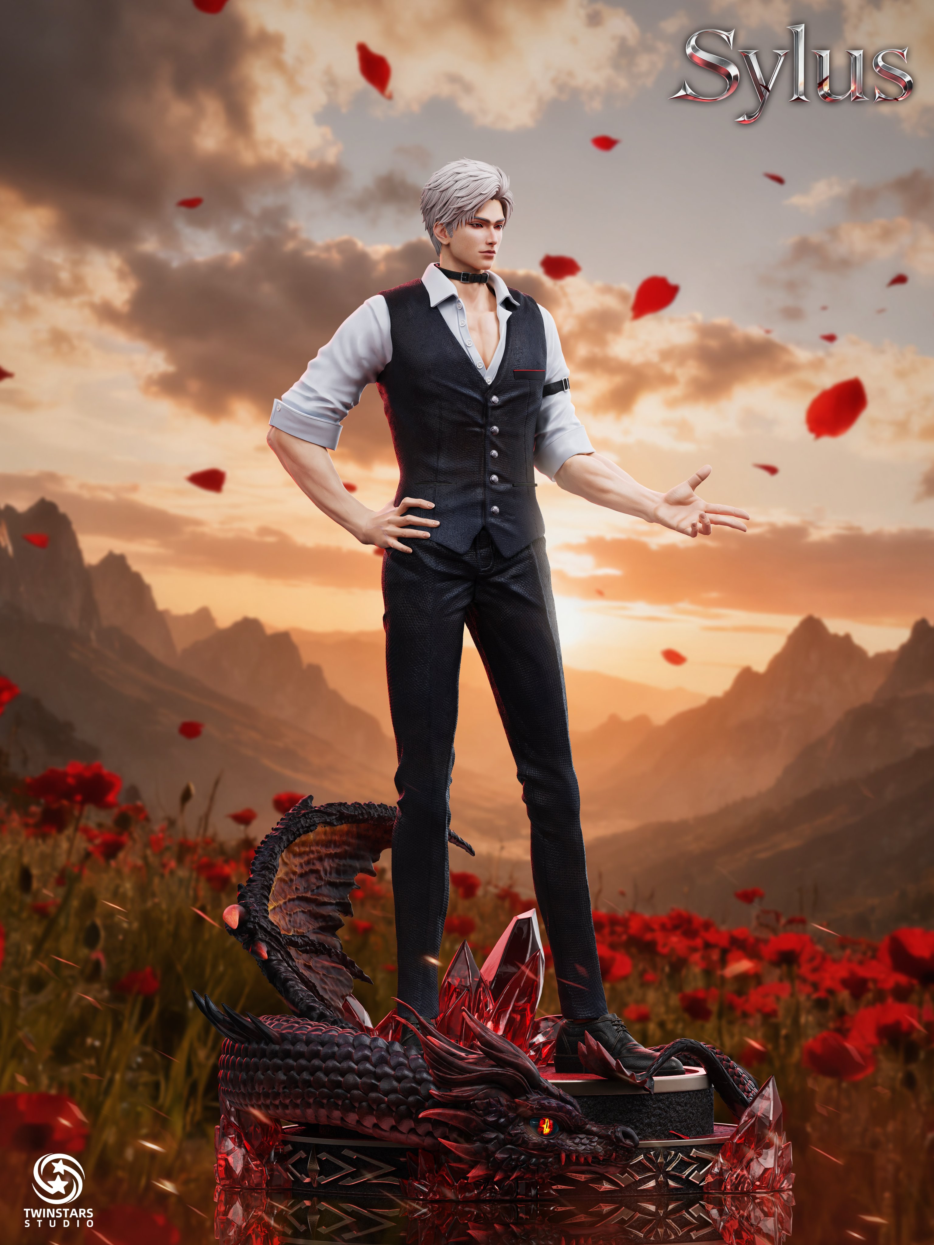 Twinstars Studio - Sylus Love and Deepspace Statue 