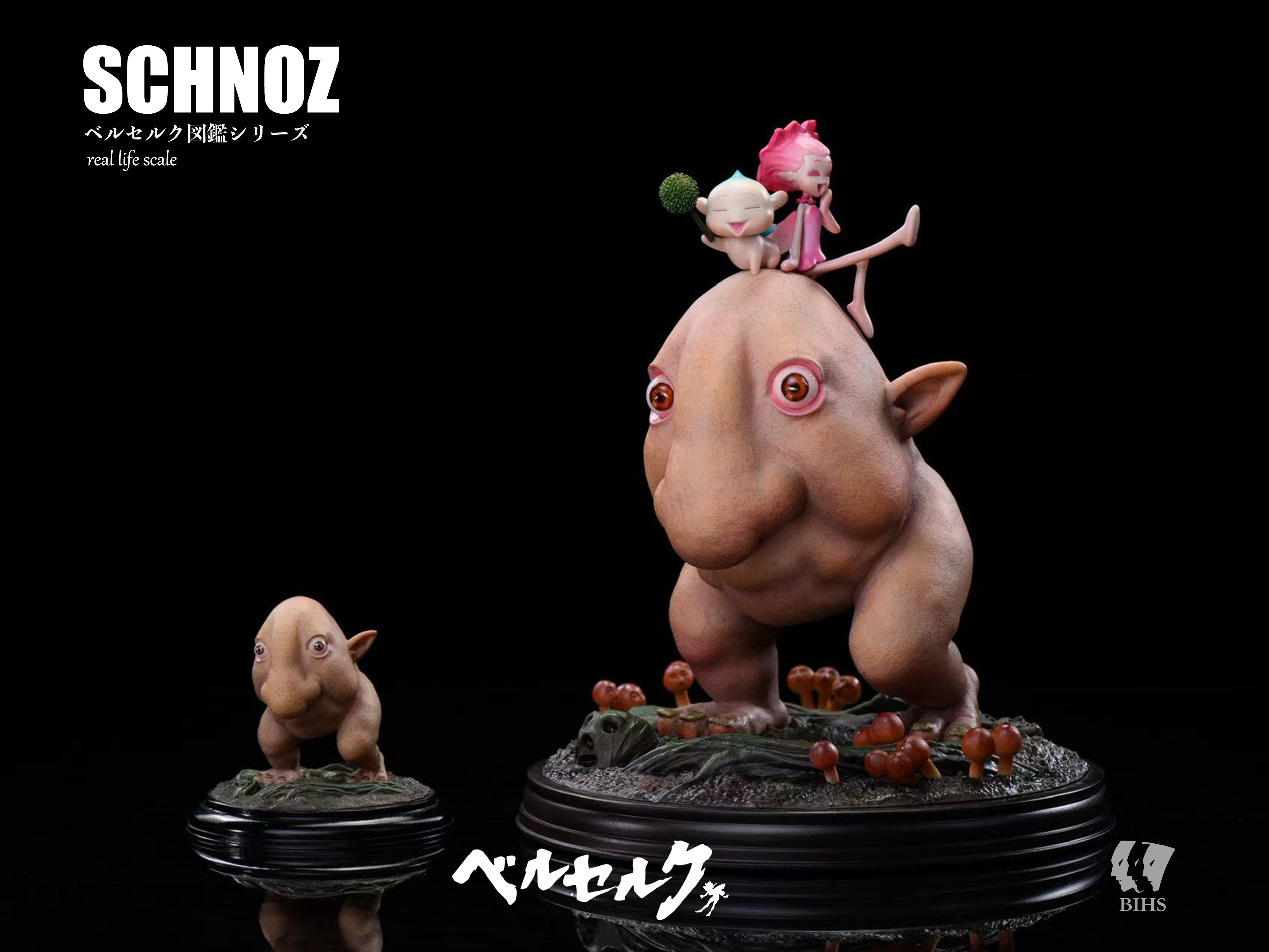 BIHS Studio - Desktop Berserk Illustration Fourth Edition Schnoz with Puck and Ivalera Statue
