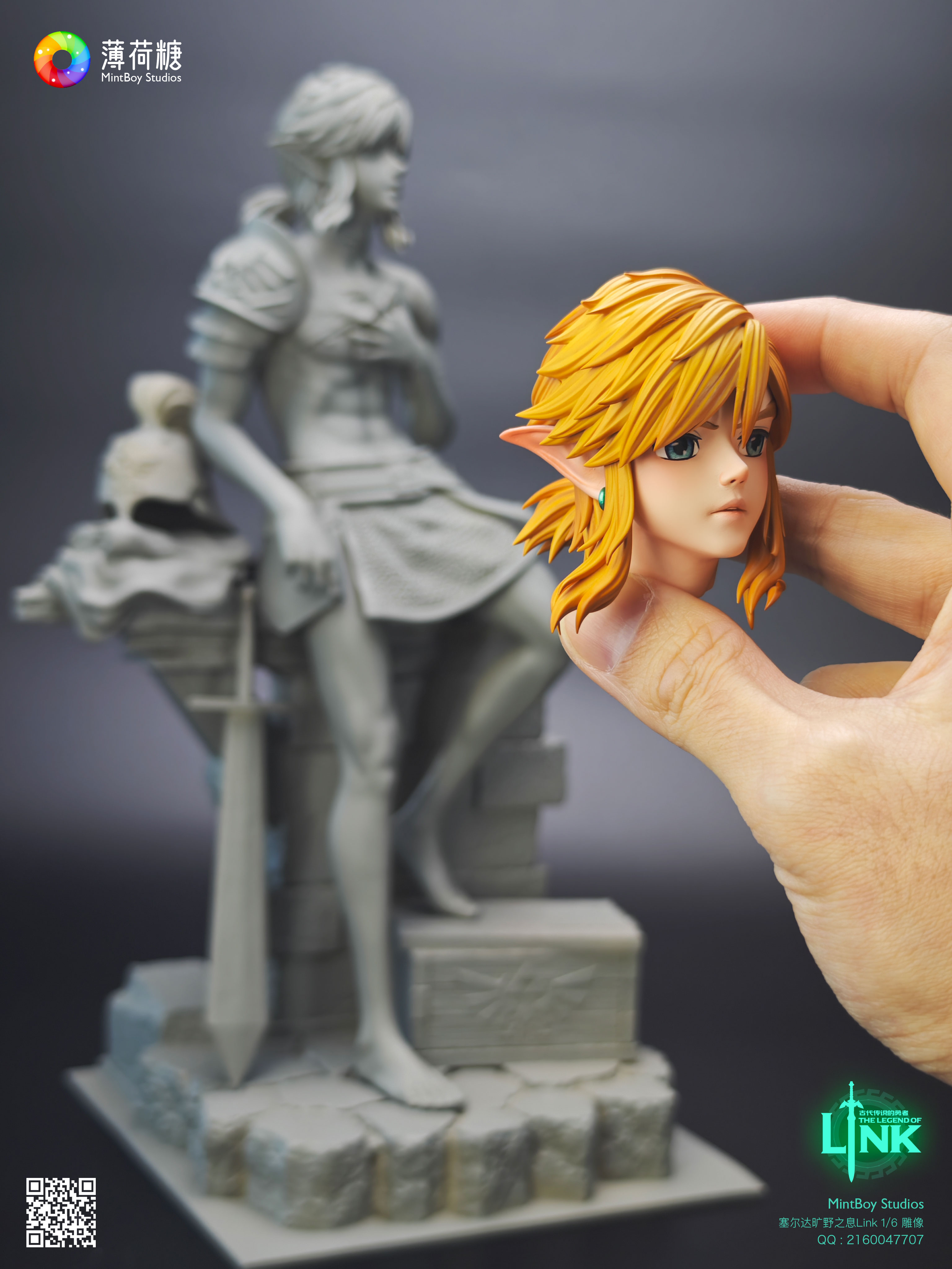 MintBoy Studio - Fighter Link The Legend of Zelda Statue 