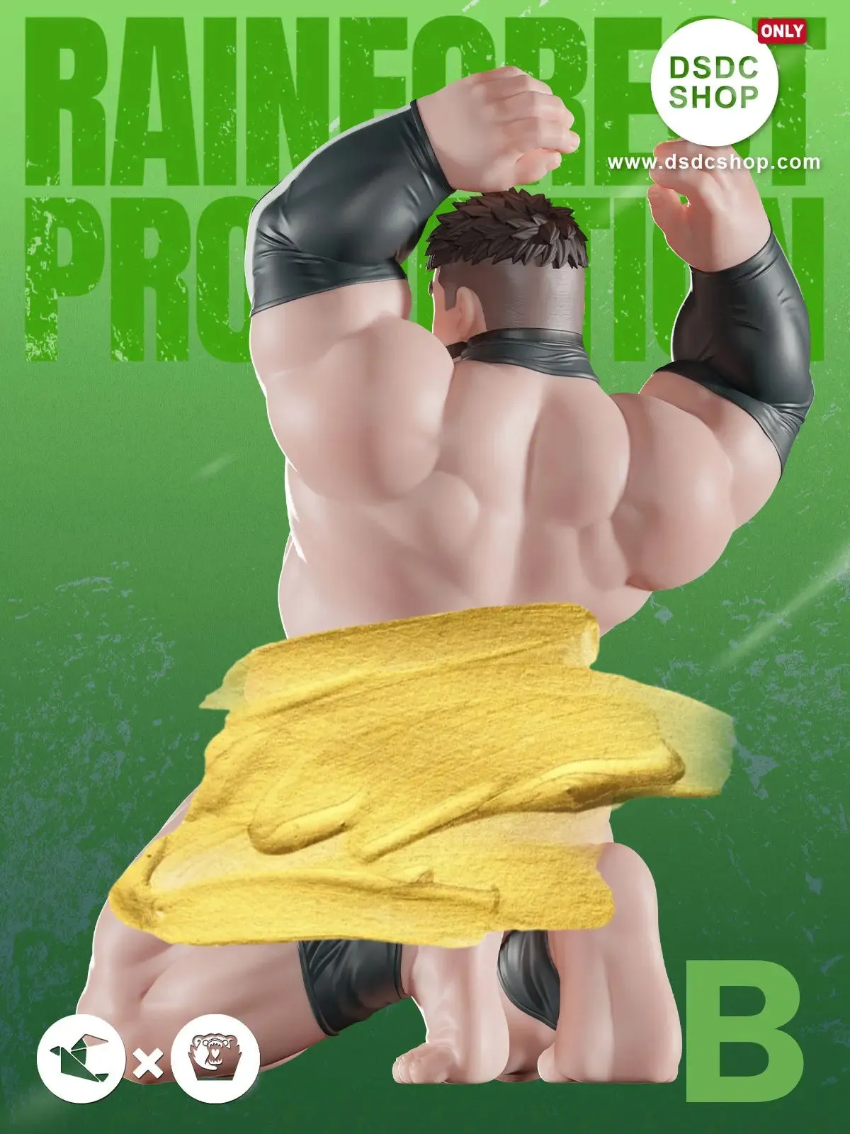 RAINFOREST PROHIBITION GENTLEMAN STATUE GK-02-ROAR STUDIO（Adult 18+Male）-KWII-GK