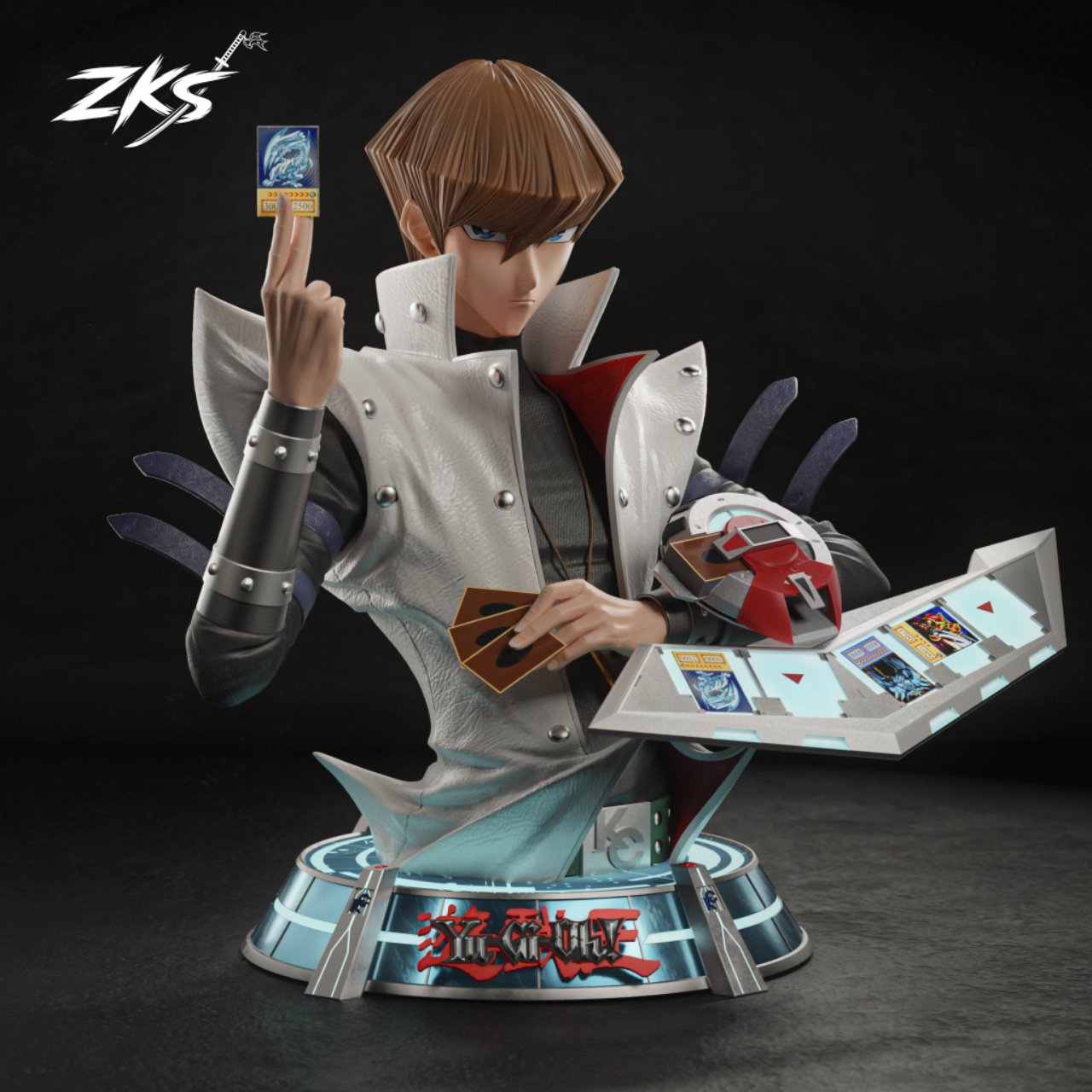 Zenkai Studio - Seto Kaiba Yu-Gi-Oh Statue 