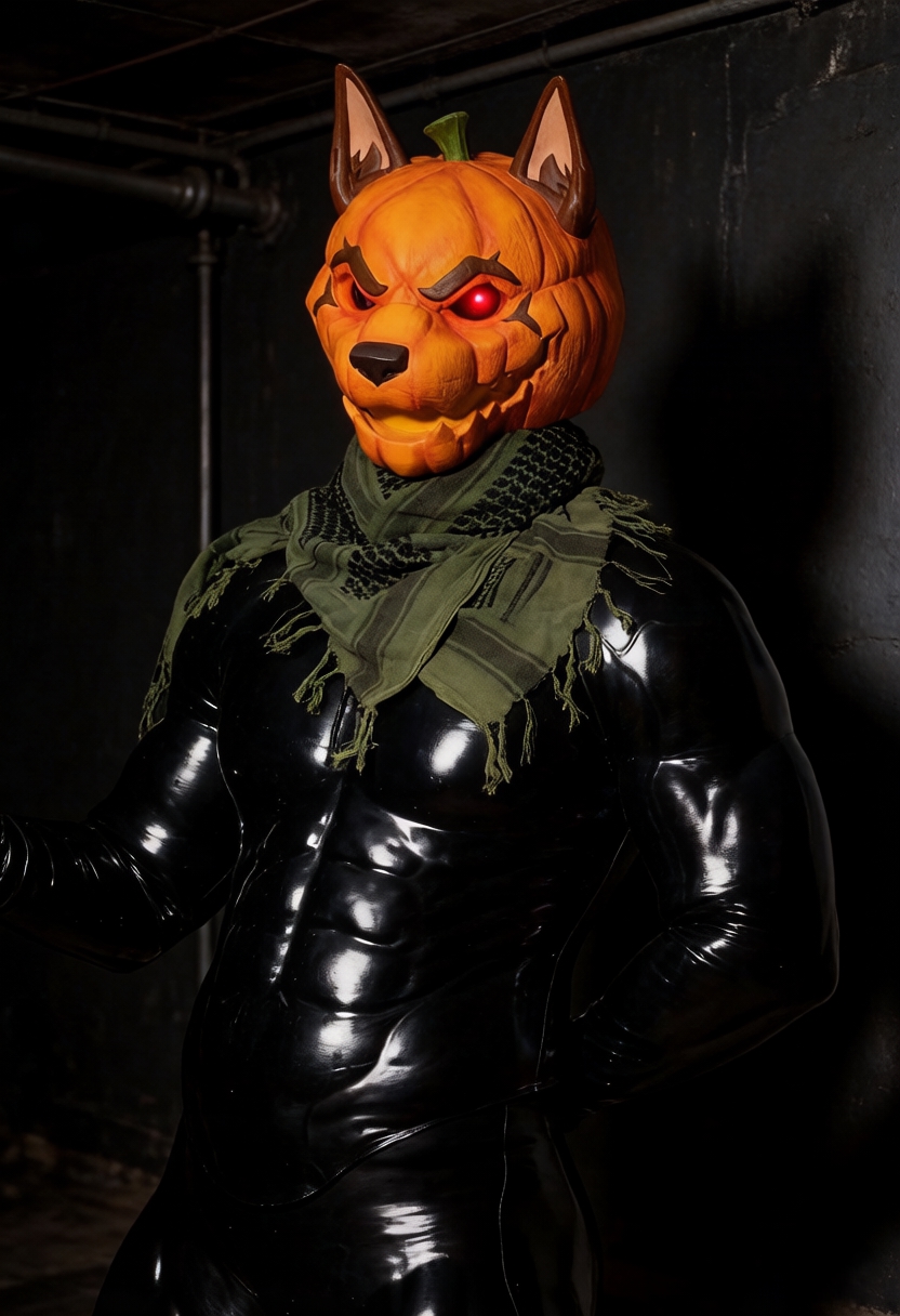 Pumpkin Mask statues cosplay props