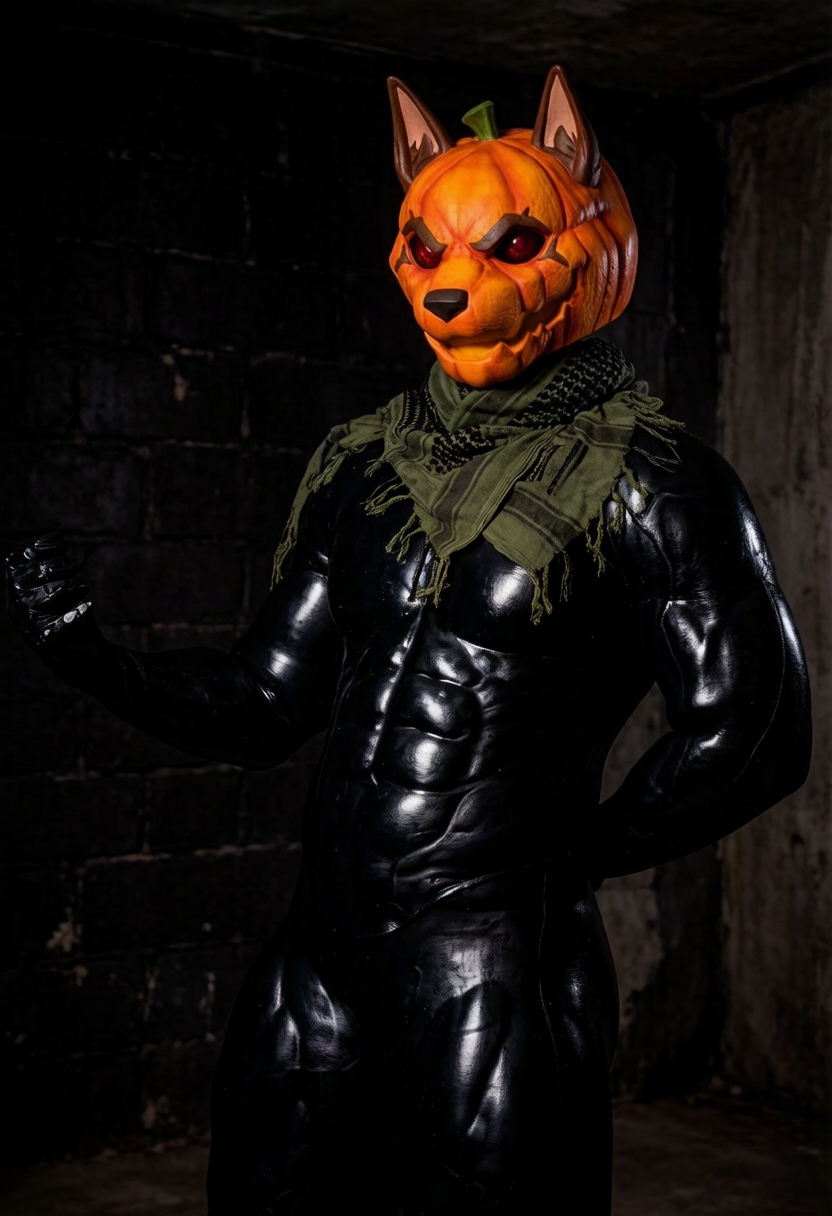 Pumpkin Mask statues cosplay props