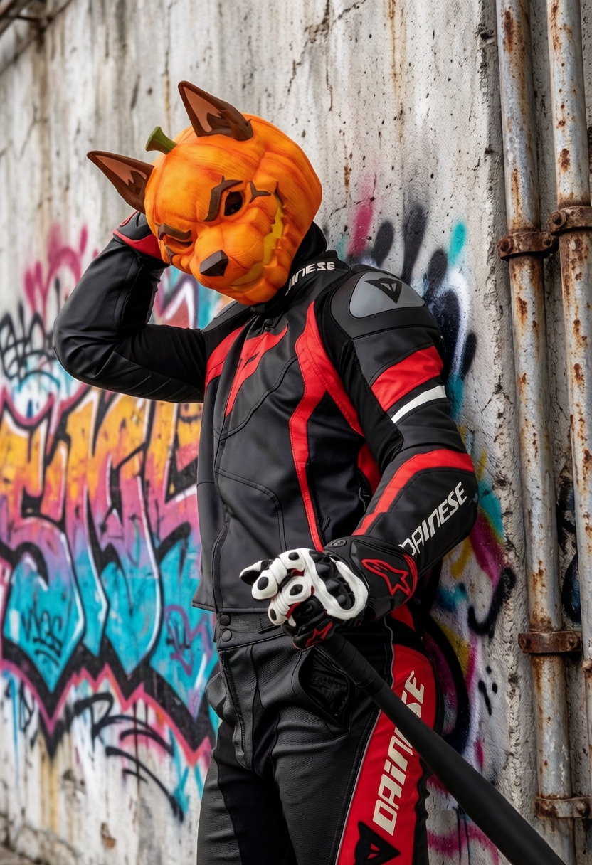 Pumpkin Mask statues cosplay props