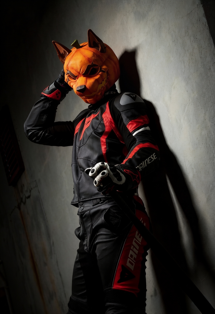 Pumpkin Mask statues cosplay props