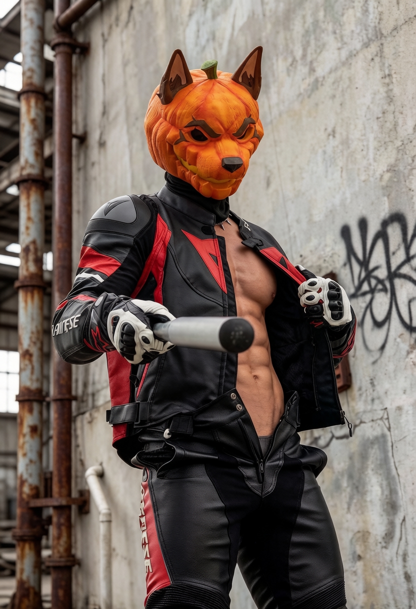 Pumpkin Mask statues cosplay props