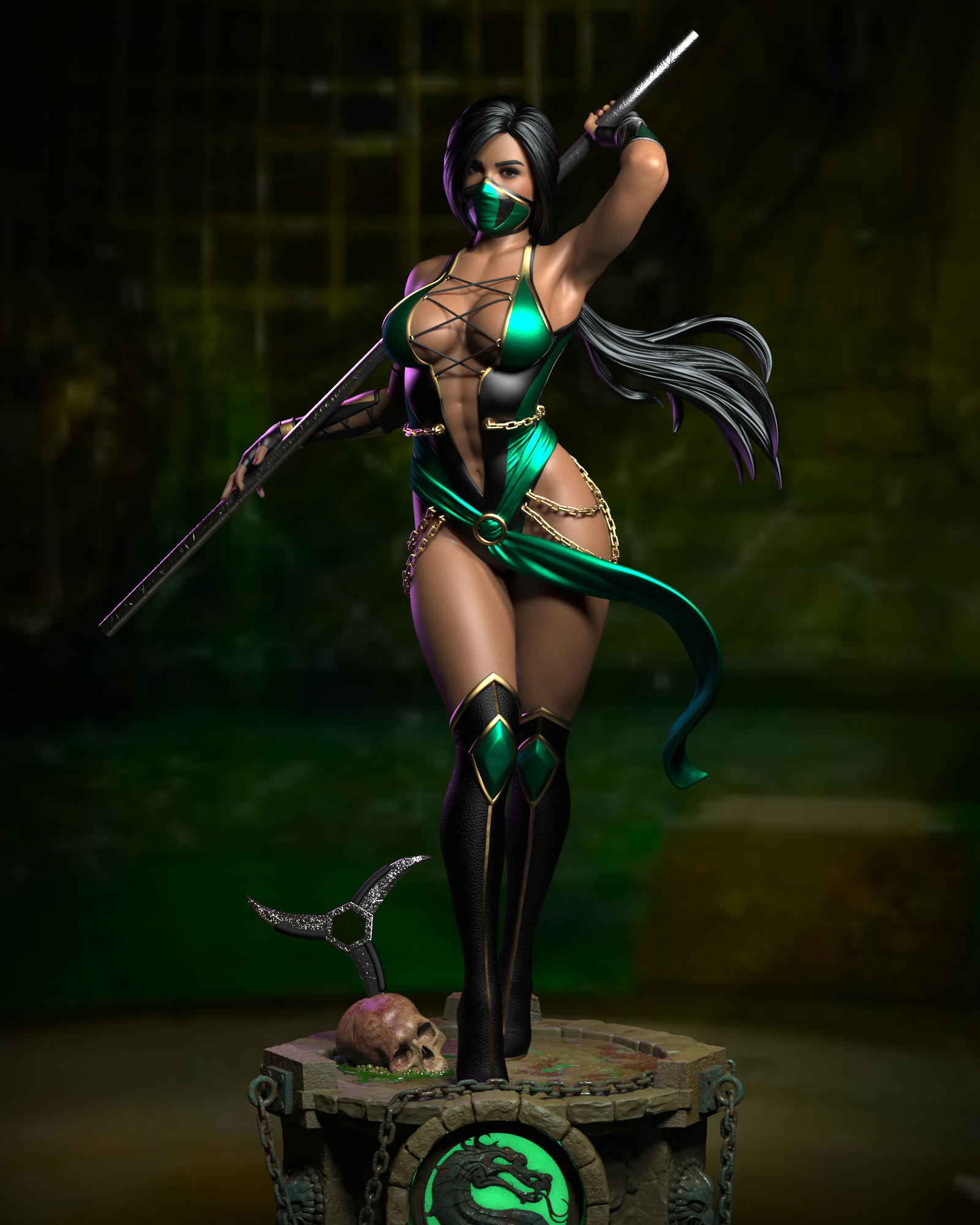 Mortal Kombat Jade Statue(GK) - Epic Creations Studio