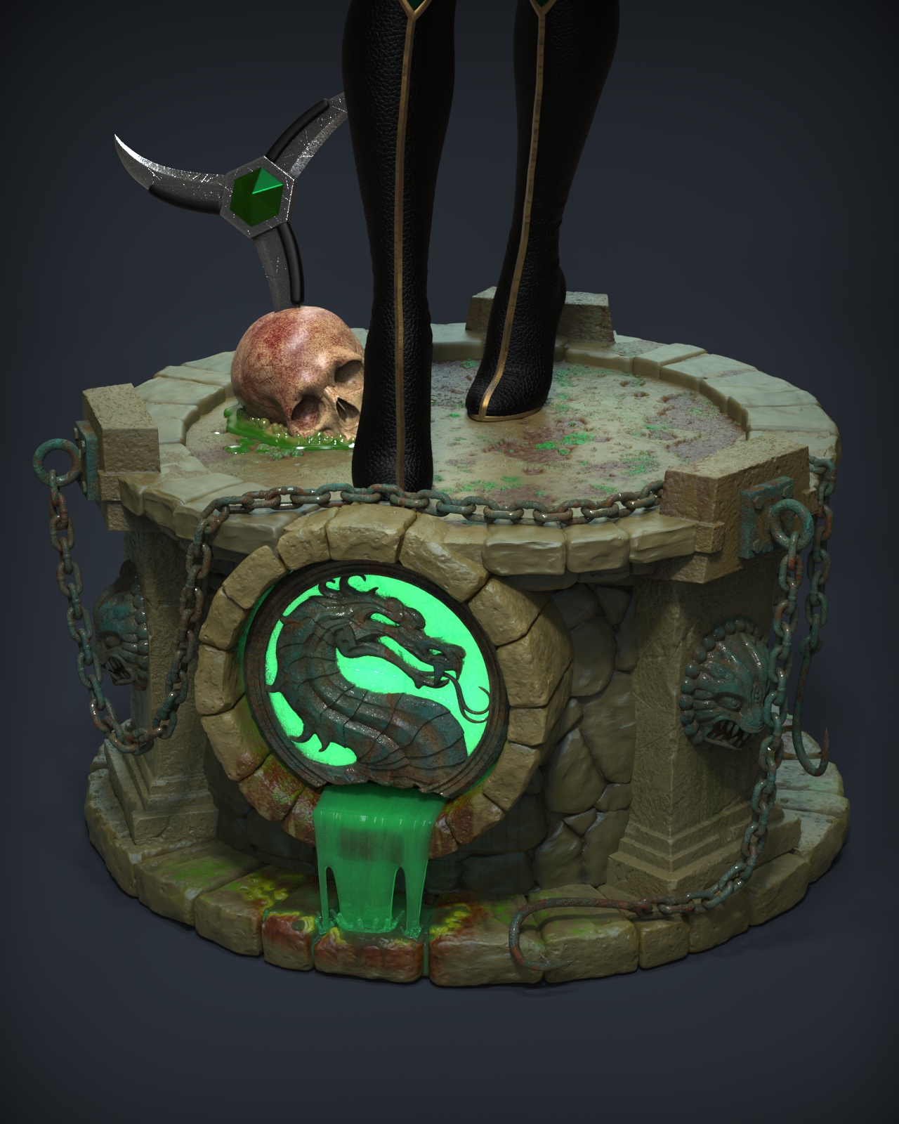 Mortal Kombat Jade Statue(GK) - Epic Creations Studio