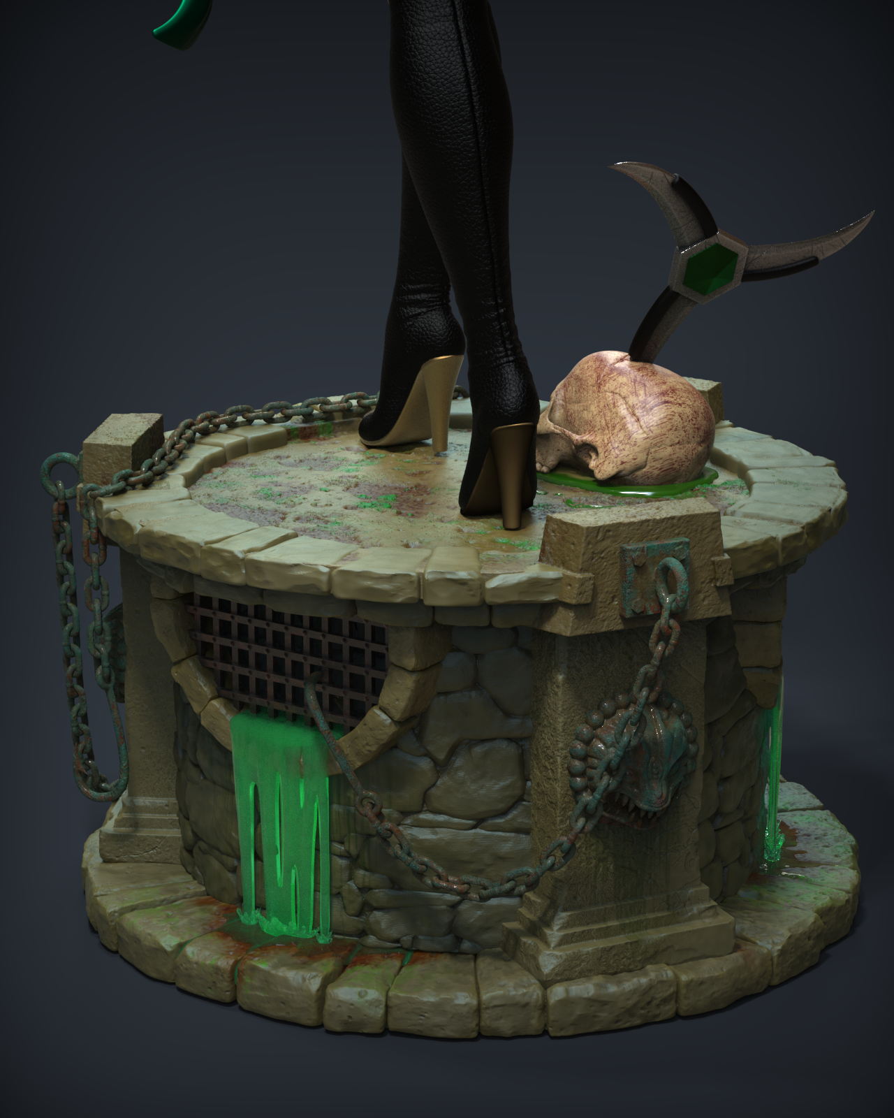 Mortal Kombat Jade Statue(GK) - Epic Creations Studio