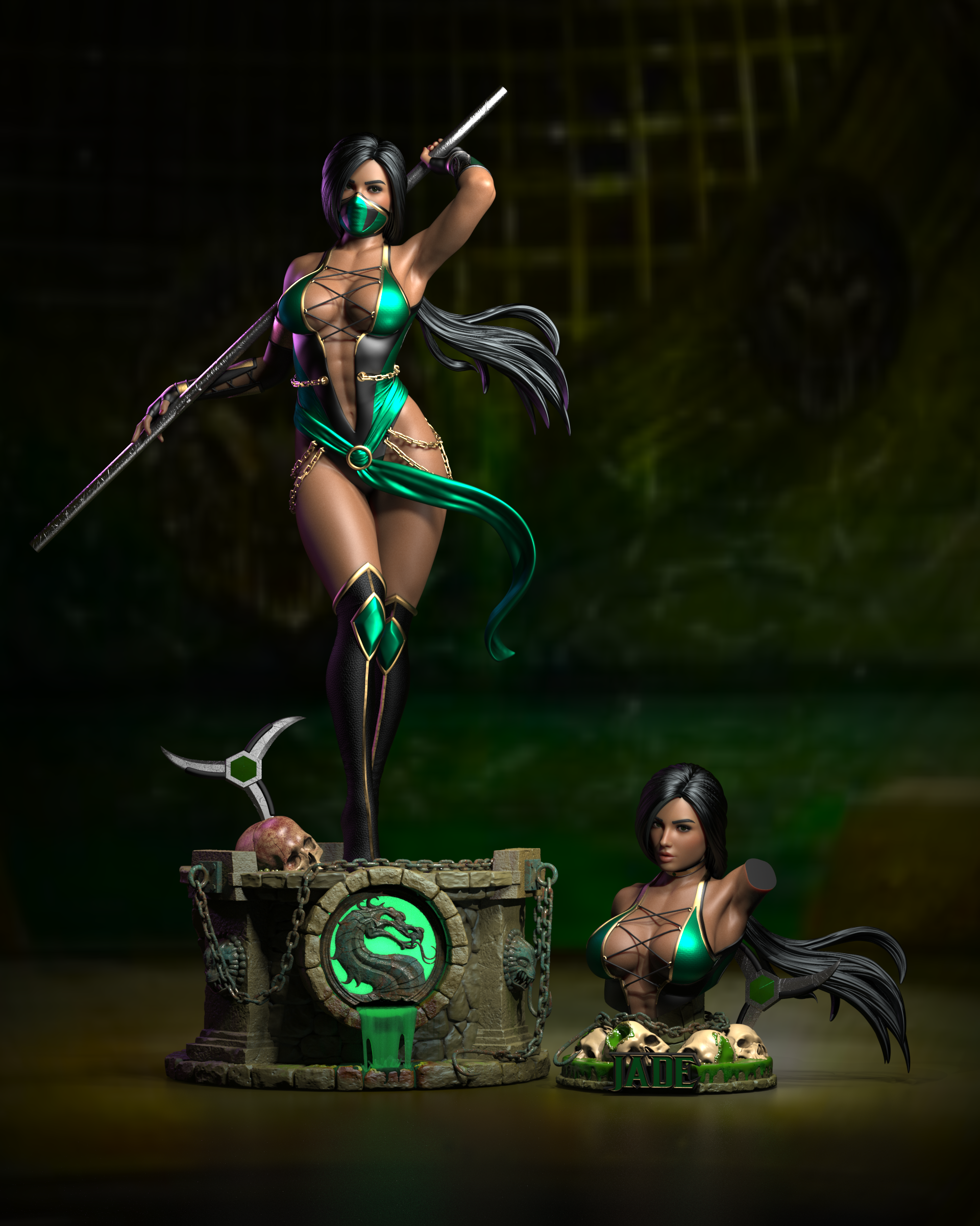 Mortal Kombat Jade Statue(GK) - Epic Creations Studio