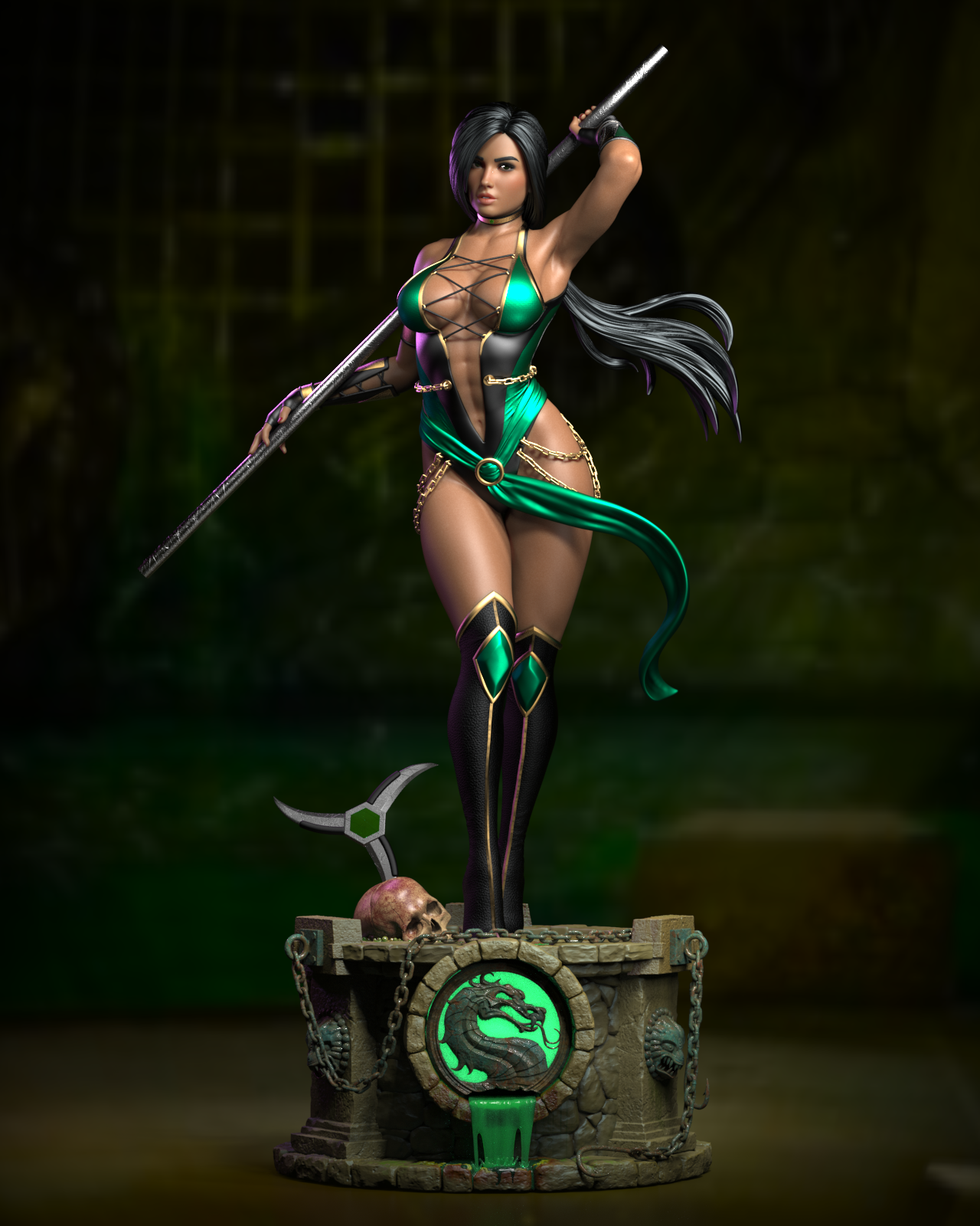 Mortal Kombat Jade Statue(GK) - Epic Creations Studio