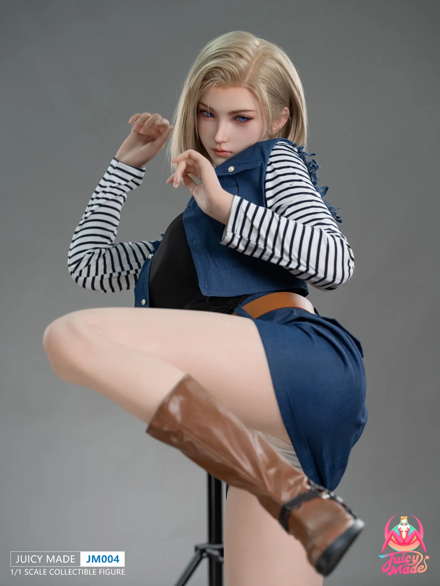 Juicy Made Studio - Dragon Ball 1/1 Life-Size JM004 Cyber ​​Battle Girl Collectible Action Figure(Adult 18+)