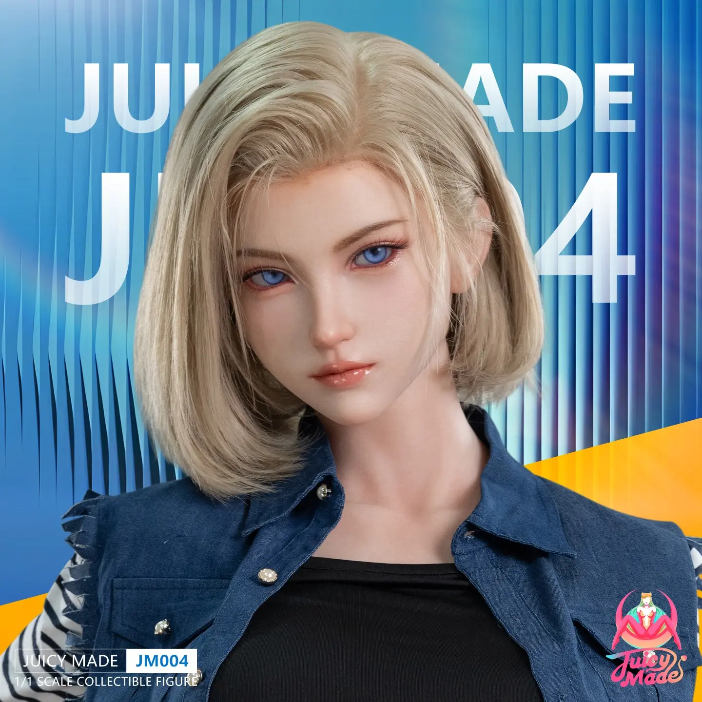 Juicy Made Studio - Dragon Ball 1/1 Life-Size JM004 Cyber ​​Battle Girl Collectible Action Figure(Adult 18+)