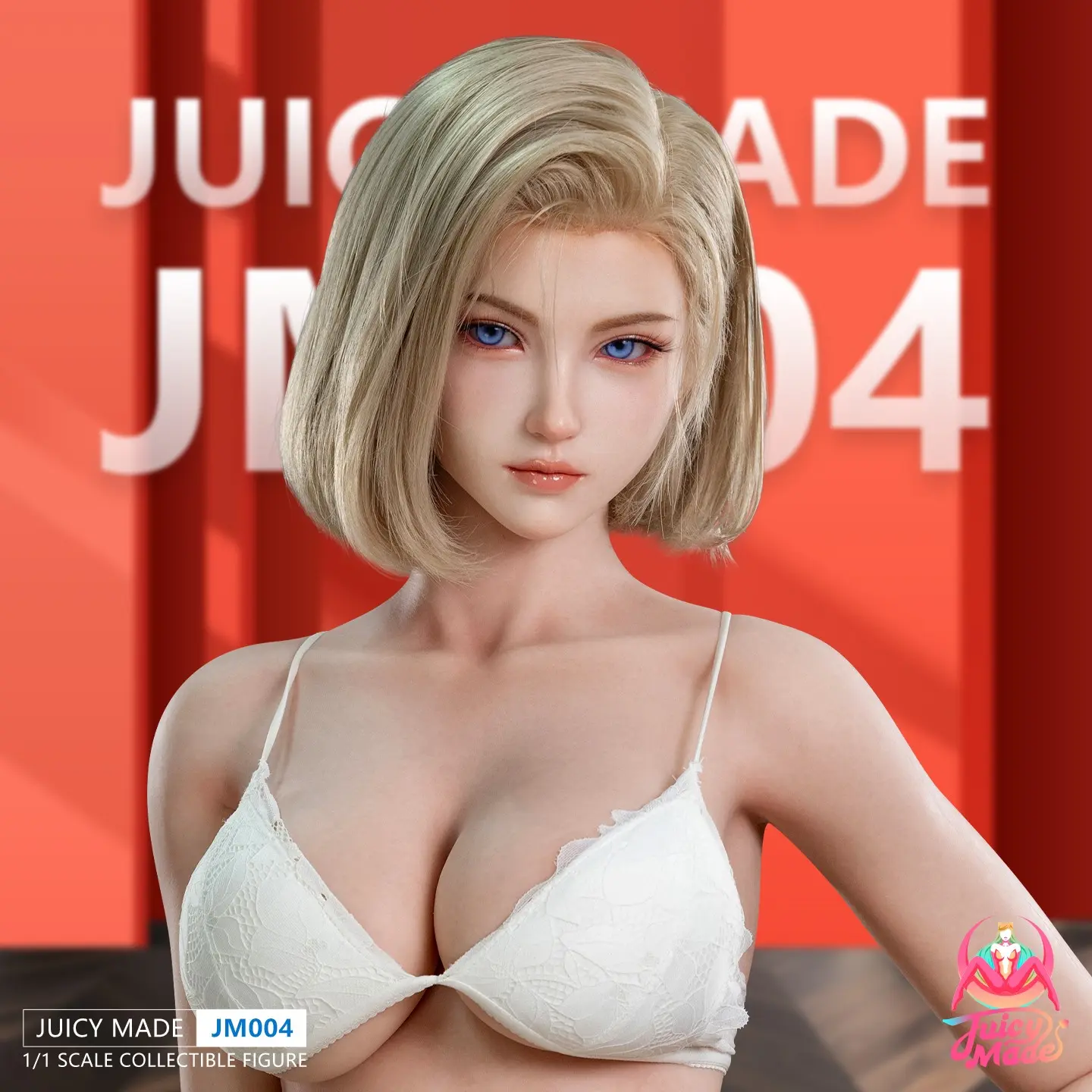 Juicy Made Studio - Dragon Ball 1/1 Life-Size JM004 Cyber ​​Battle Girl Collectible Action Figure(Adult 18+)