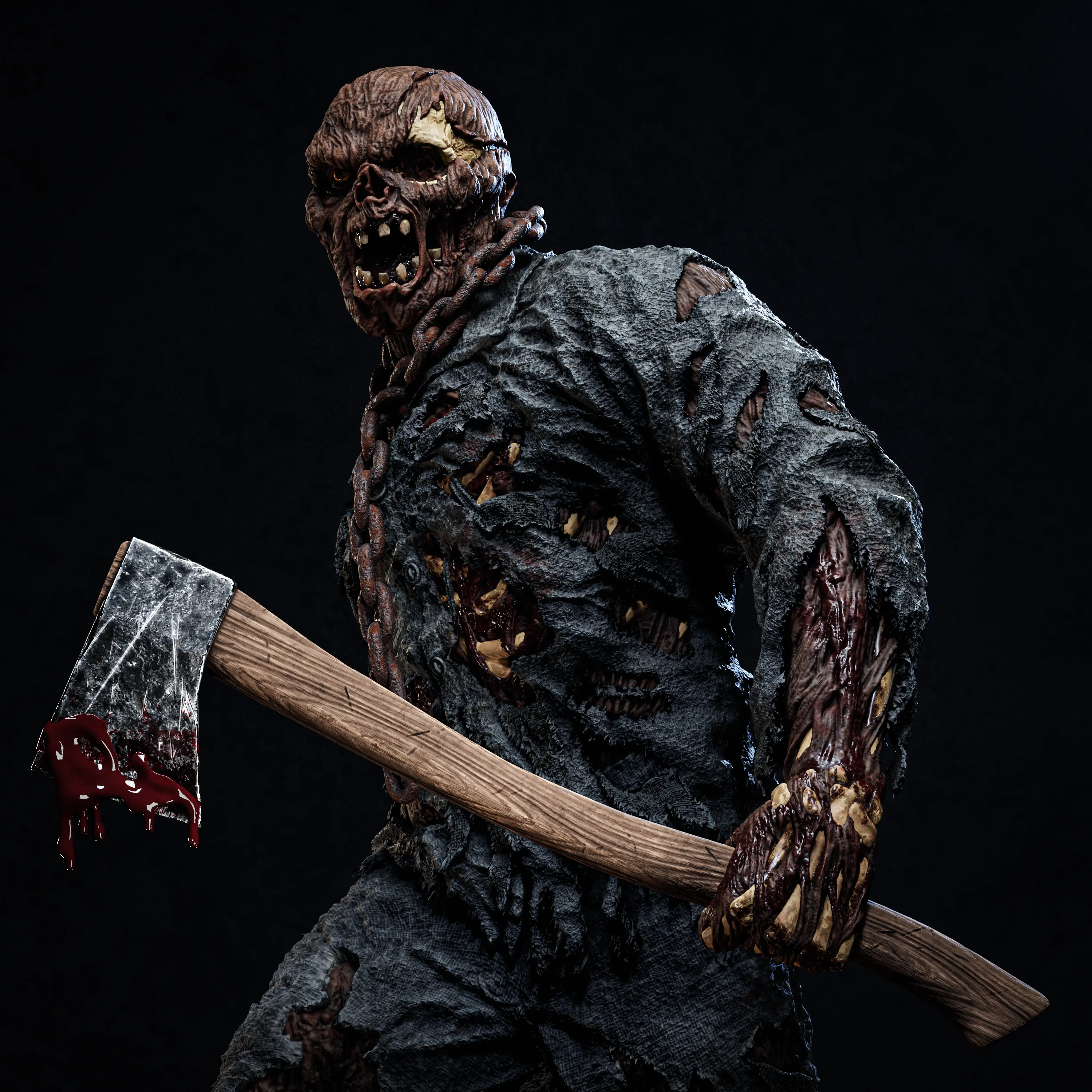 Epic Creations Studio - Jason Vorhess Friday the 13th Statue (GK)