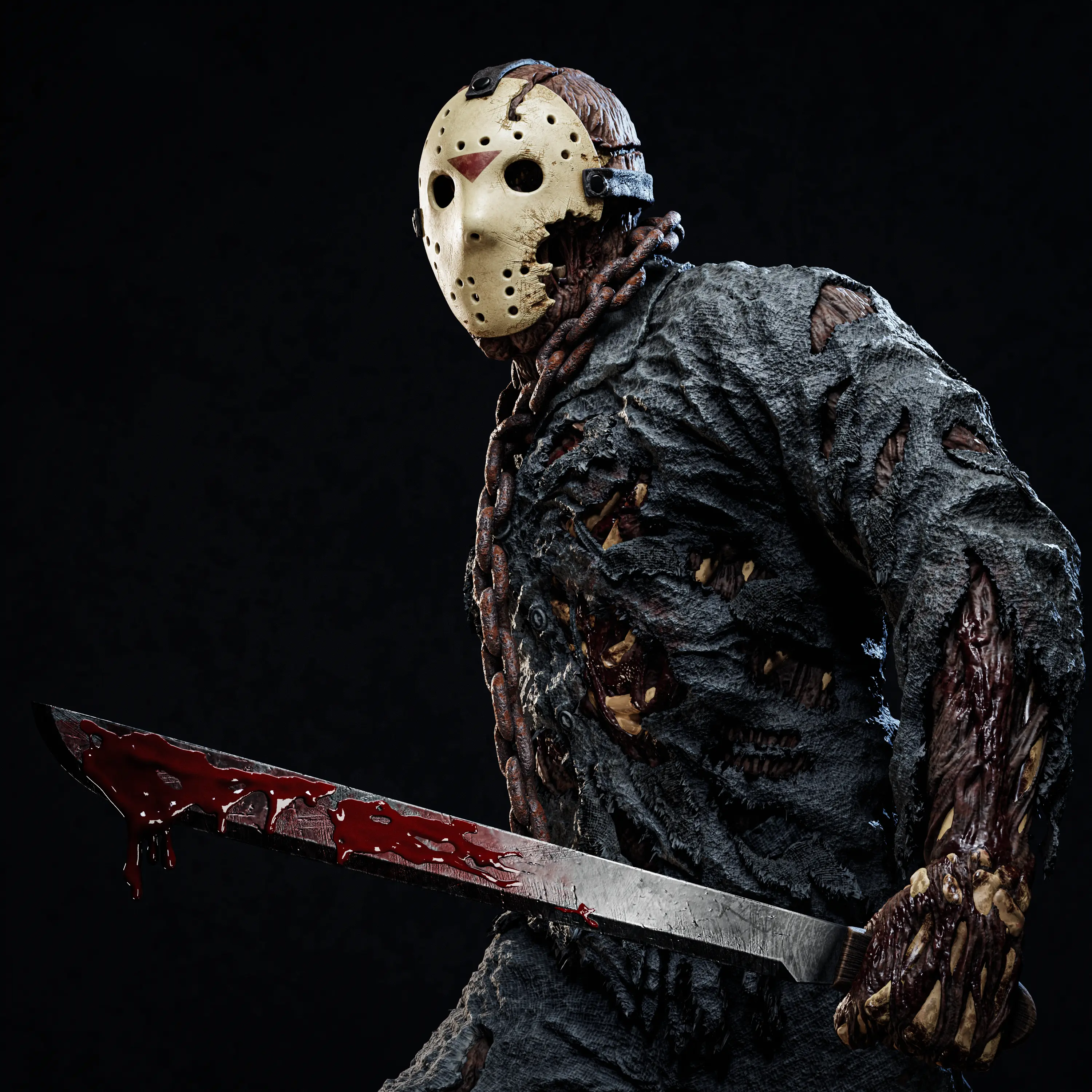 Epic Creations Studio - Jason Vorhess Friday the 13th Statue (GK)