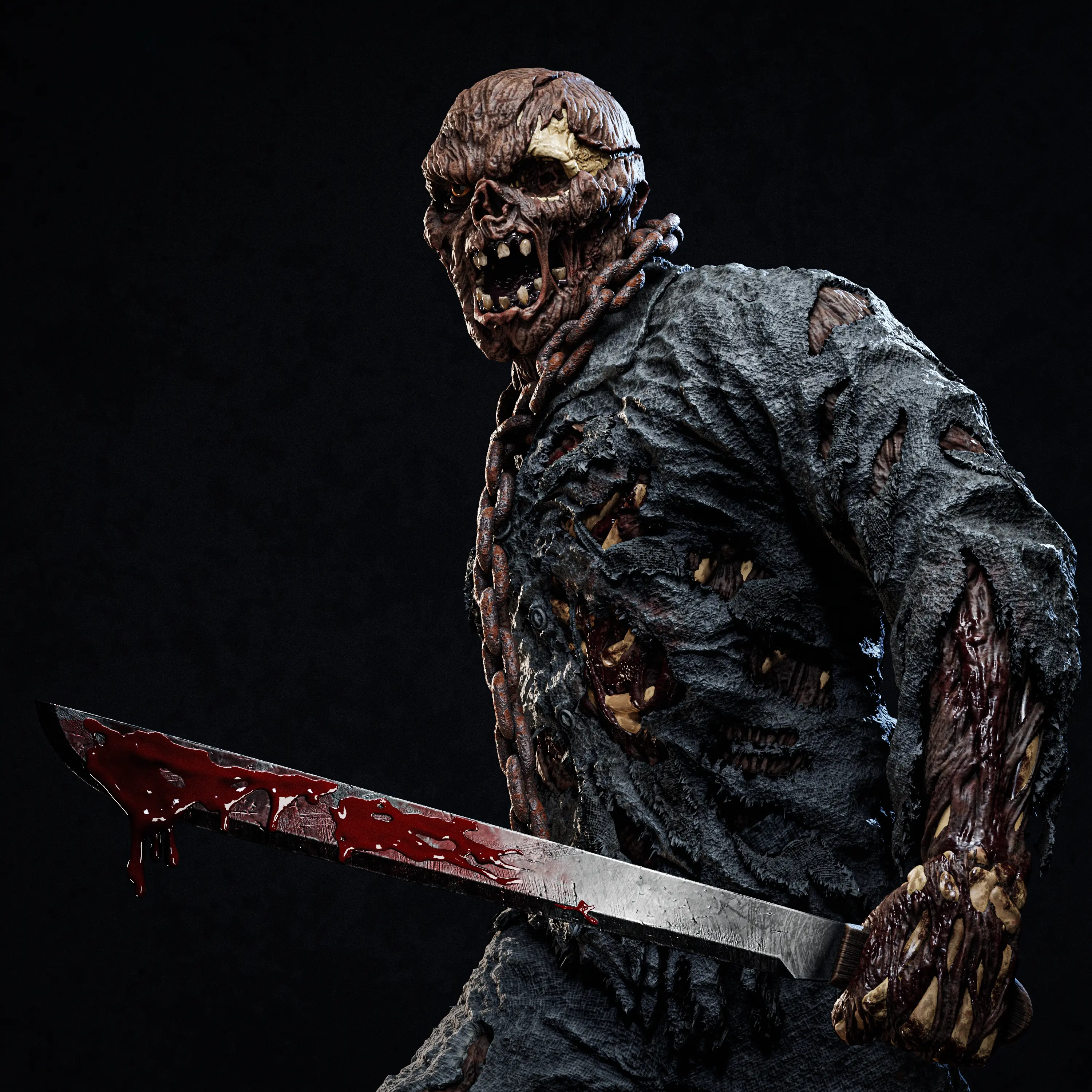 Epic Creations Studio - Jason Vorhess Friday the 13th Statue (GK)