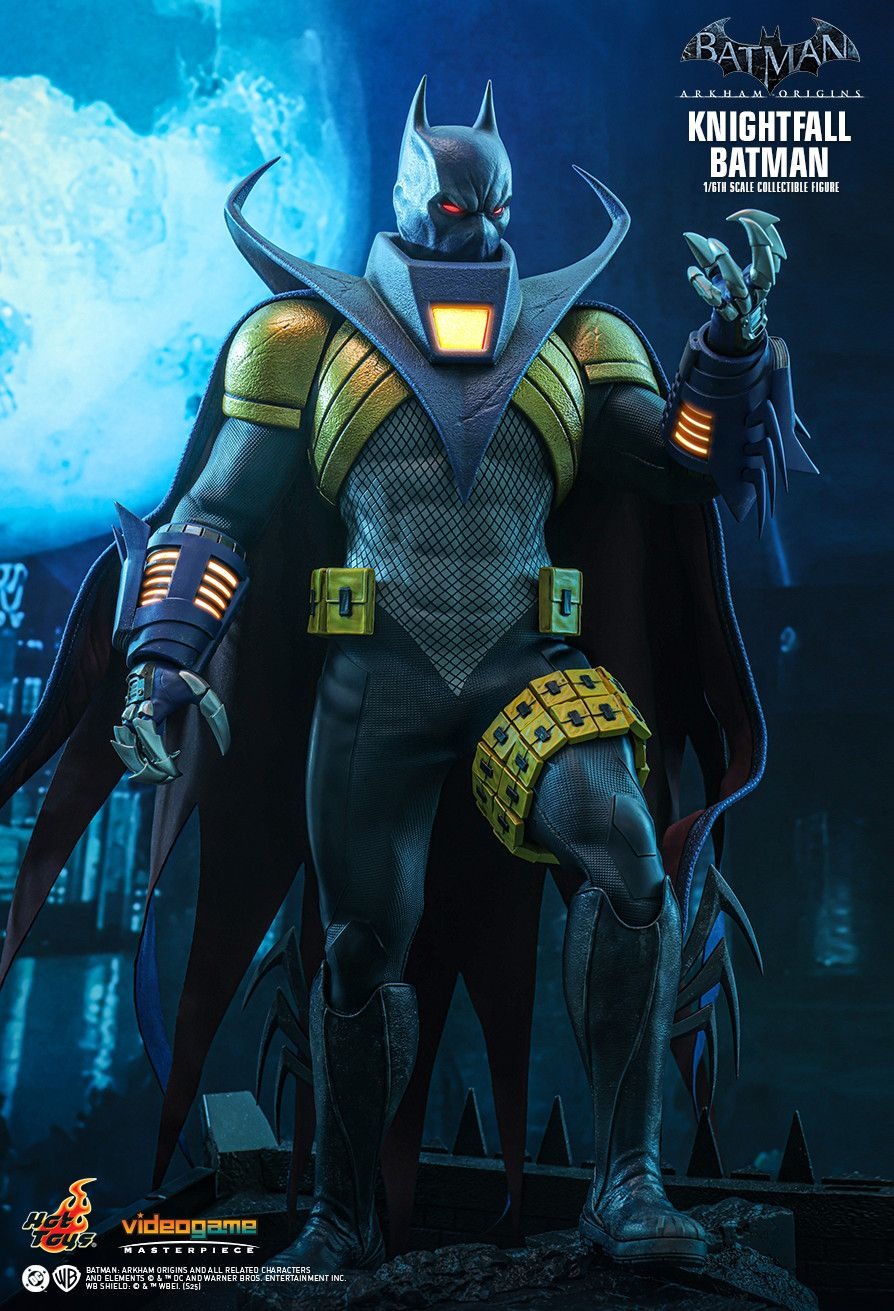 Batman: Arkham Origins Knightfall Batman 1/6 scale Collectible Figure VGM74 (Licensed) Statue (GK) -Hottoys-KWII-GK