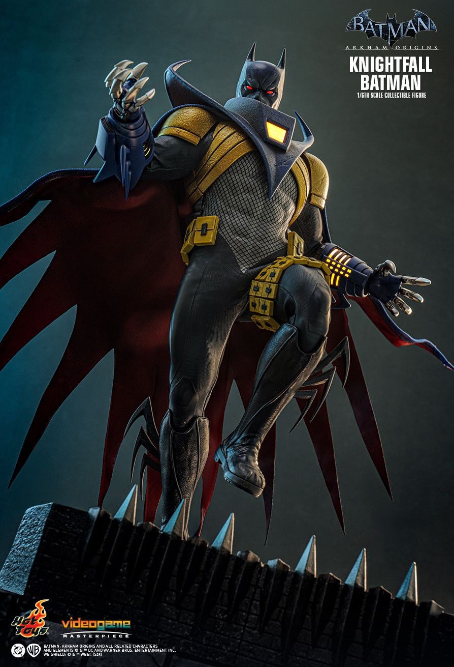 Batman: Arkham Origins Knightfall Batman 1/6 scale Collectible Figure VGM74 (Licensed) Statue (GK) -Hottoys-KWII-GK