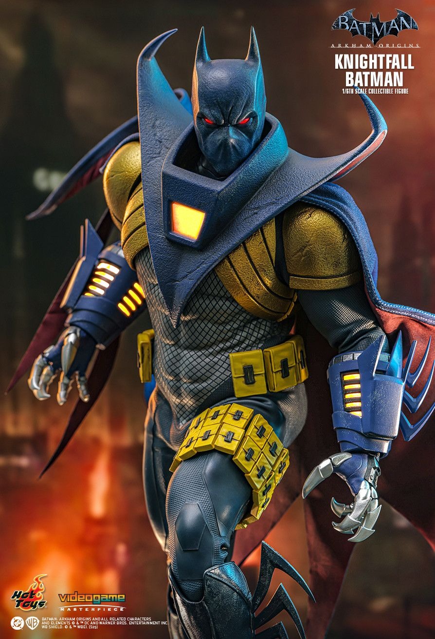 Batman: Arkham Origins Knightfall Batman 1/6 scale Collectible Figure VGM74 (Licensed) Statue (GK) -Hottoys-KWII-GK