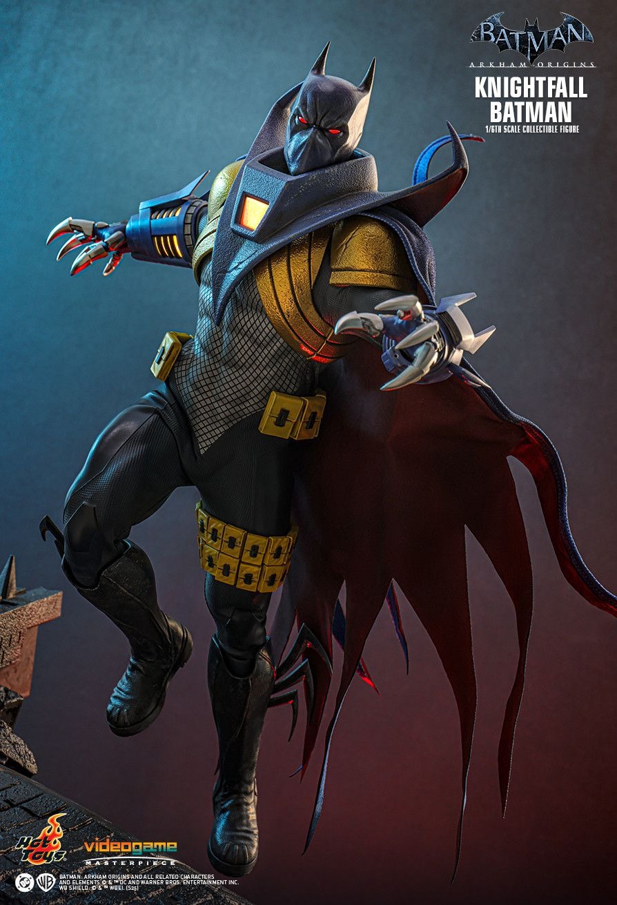 Batman: Arkham Origins Knightfall Batman 1/6 scale Collectible Figure VGM74 (Licensed) Statue (GK) -Hottoys-KWII-GK