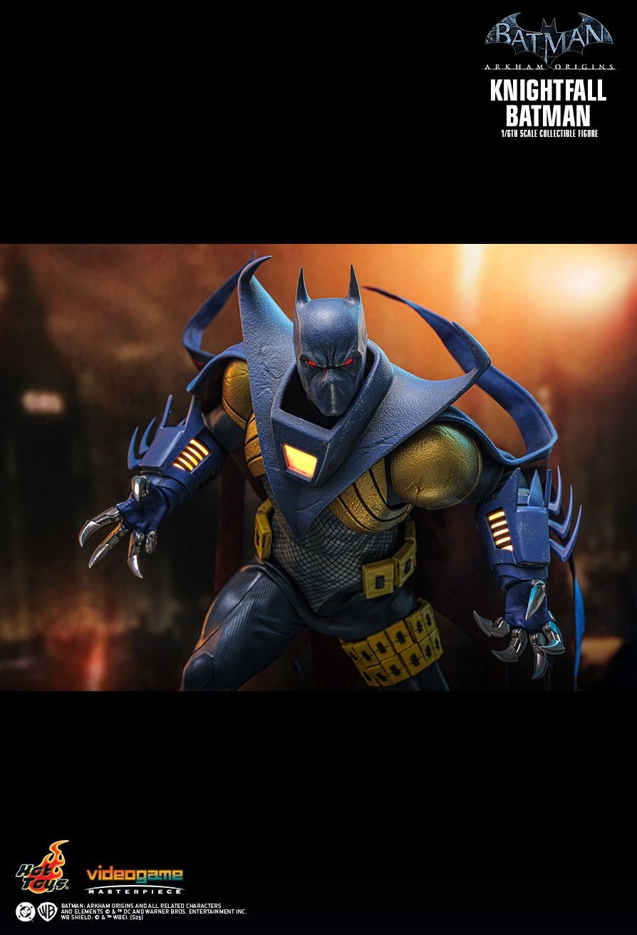 Batman: Arkham Origins Knightfall Batman 1/6 scale Collectible Figure VGM74 (Licensed) Statue (GK) -Hottoys-KWII-GK