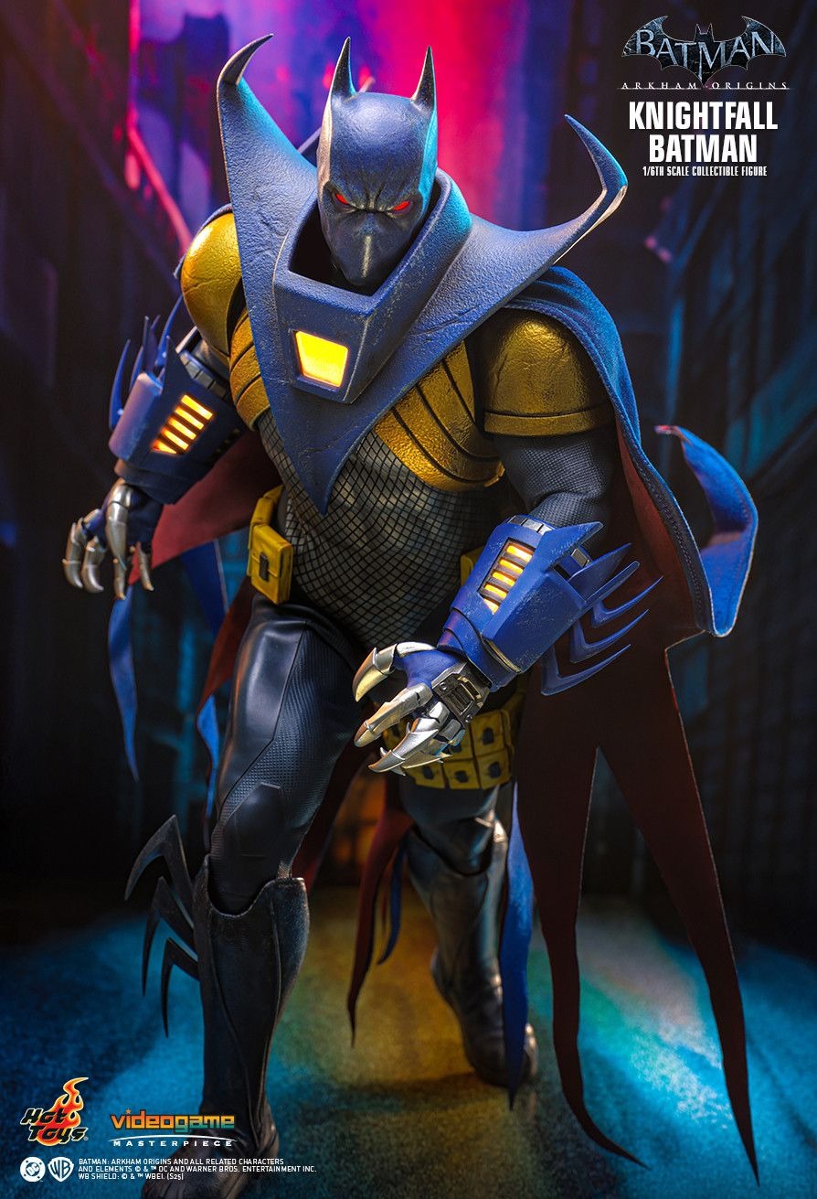 Batman: Arkham Origins Knightfall Batman 1/6 scale Collectible Figure VGM74 (Licensed) Statue (GK) -Hottoys-KWII-GK