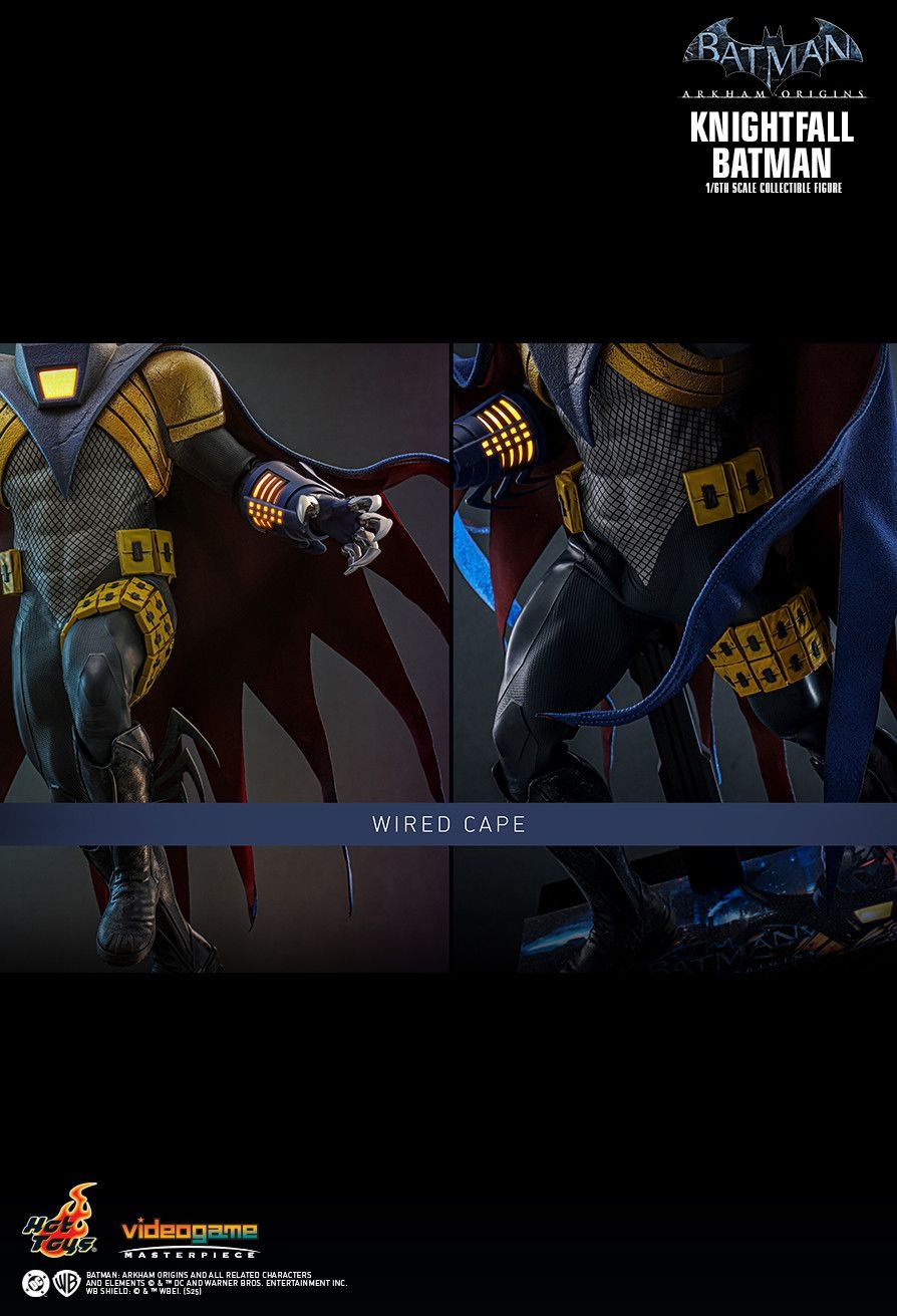 Batman: Arkham Origins Knightfall Batman 1/6 scale Collectible Figure VGM74 (Licensed) Statue (GK) -Hottoys-KWII-GK